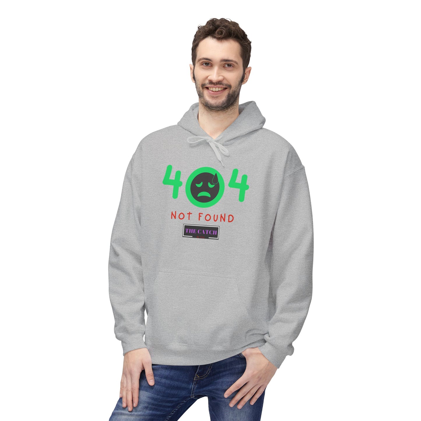 404 Not Found Softstyle Fleece Hoodie - THE CATCH