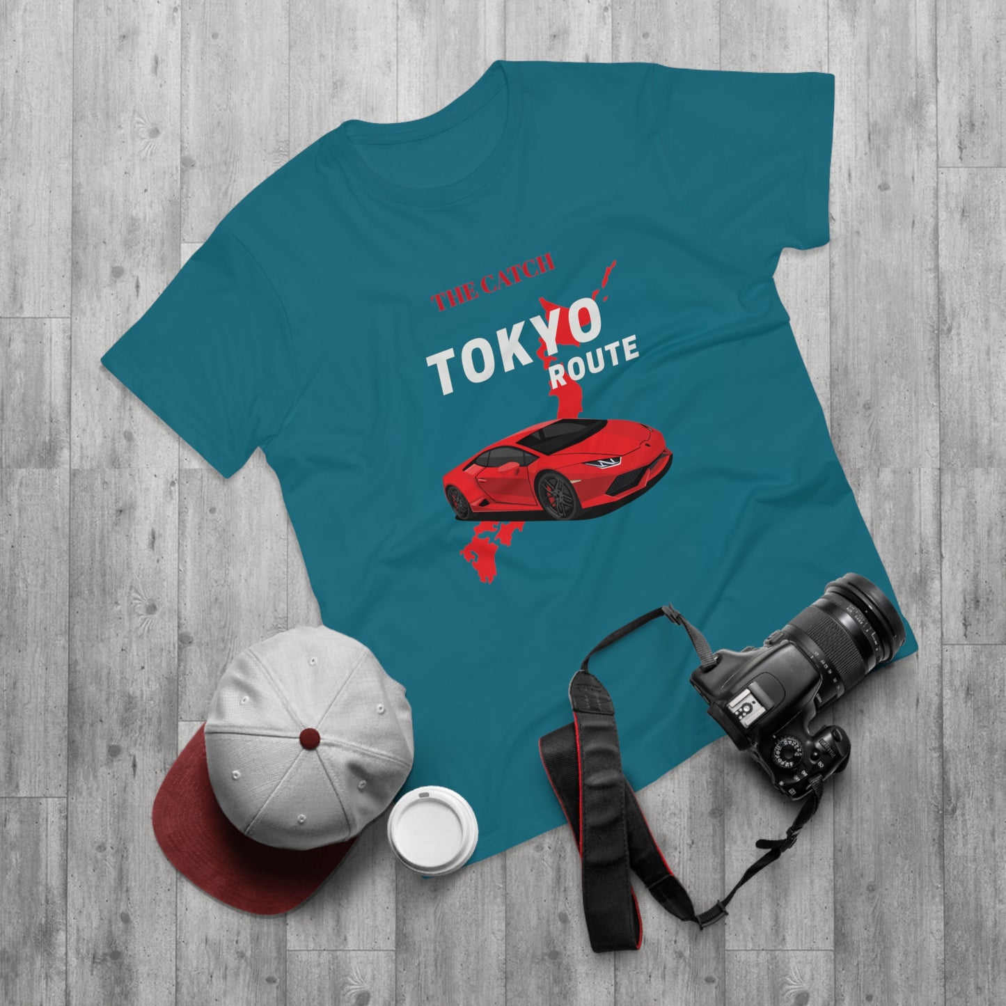 Tokyo Route Men's T-Shirt - Stylish Auto Enthusiast Tee