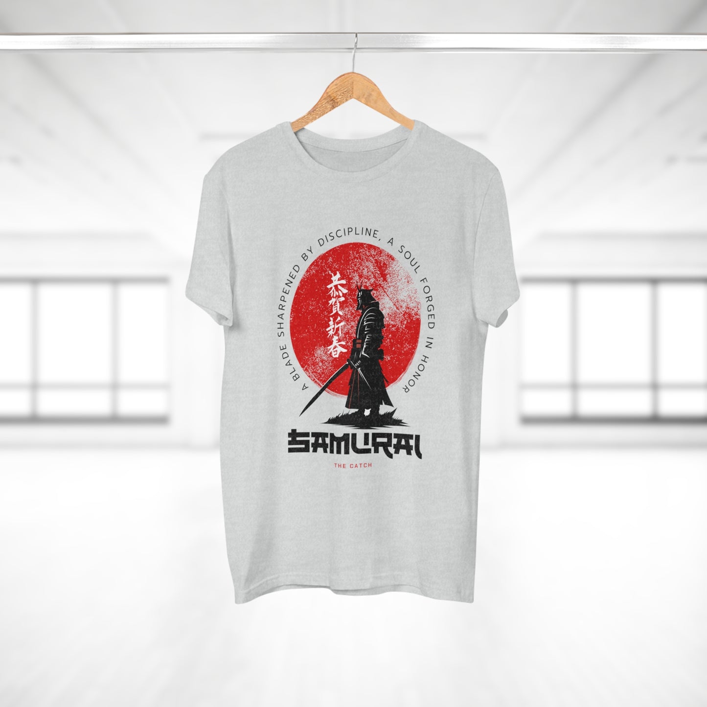 Samurai Discipline Men's T-Shirt - Bold Graphic Tee for Anime Lovers
