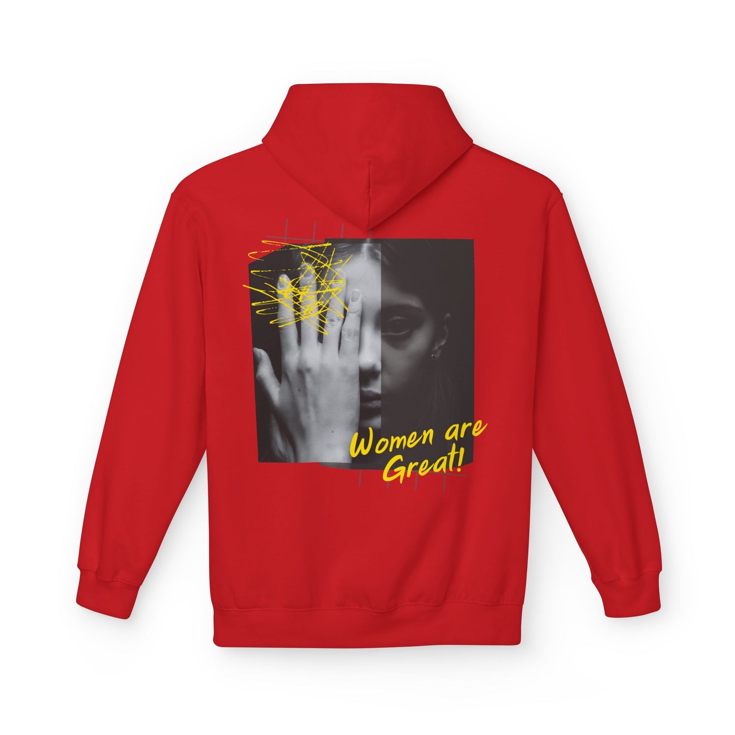Empowering Women's Fleece Hoodie - "Strong Women Don't Wilt, They Bloom"