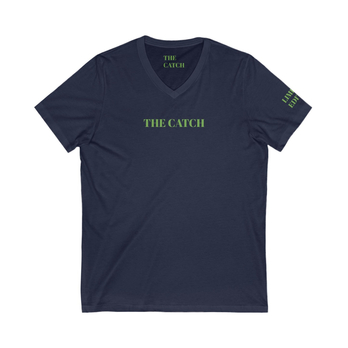 Unisex Jersey Short Sleeve V-Neck Tee - THE CATCH