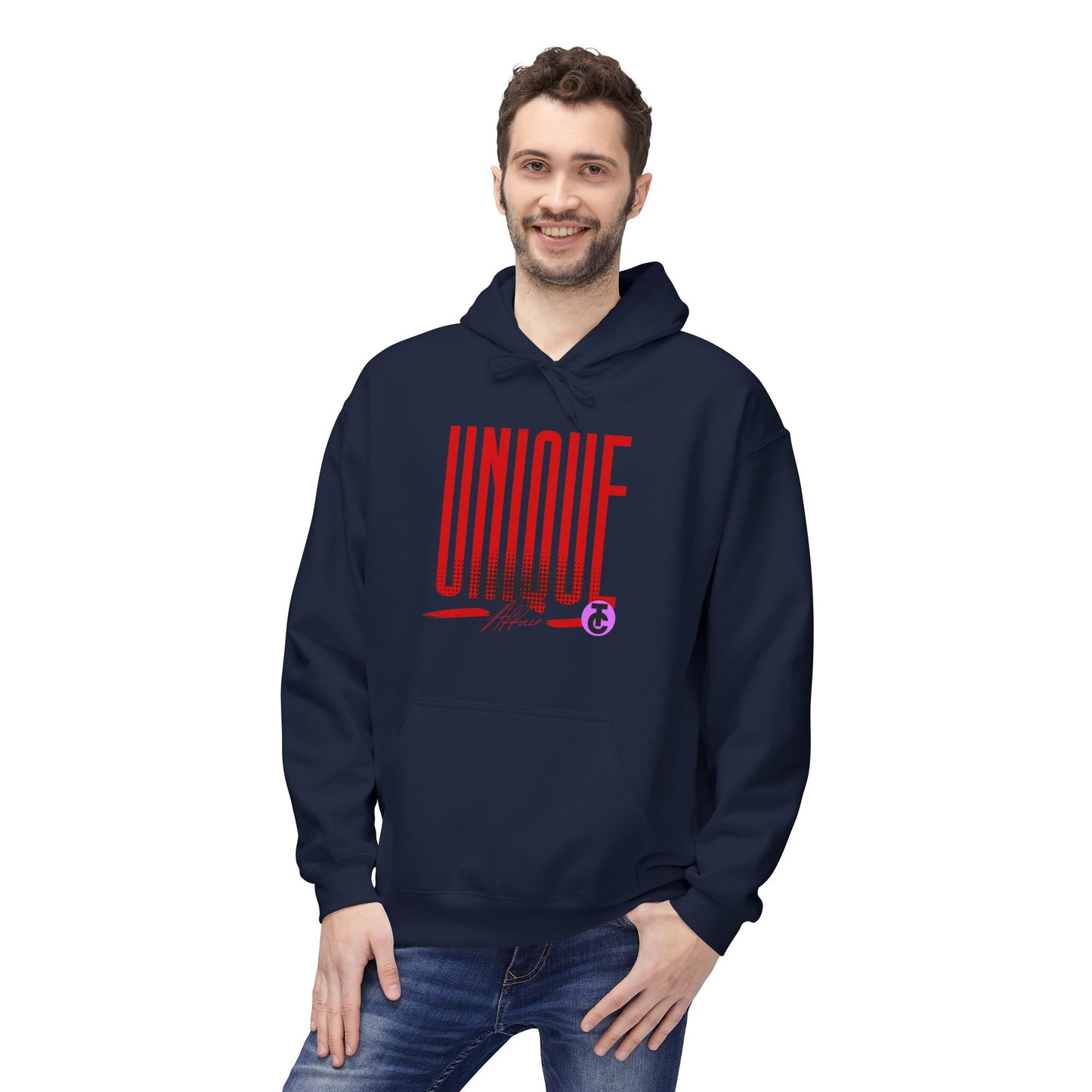 Unique Softstyle Fleece Hoodie - Trendy Graphic Sweatshirt