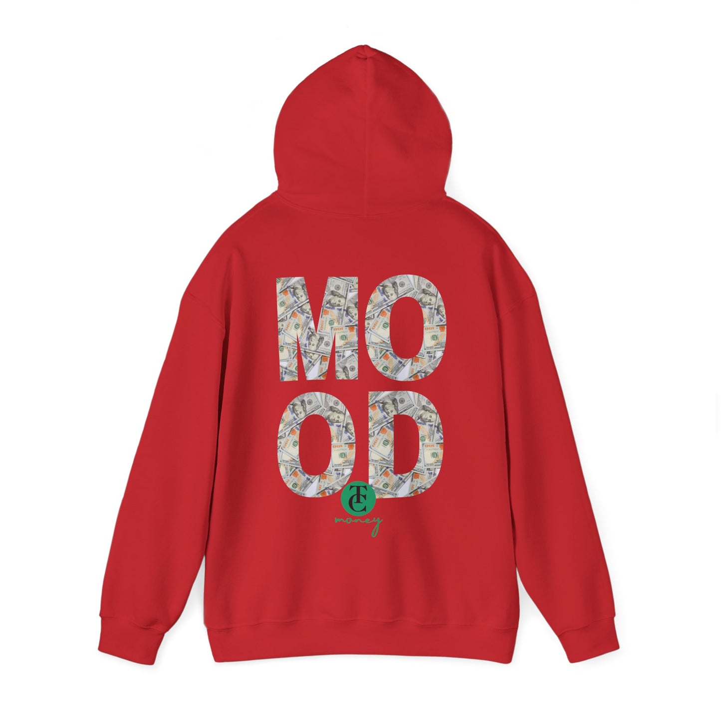 Trendy Hooded Sweatshirt - 'MOOD' Graphic, Comfortable Streetwear, Gift for Friends, Cozy Lounge Wear, Casual Outfit