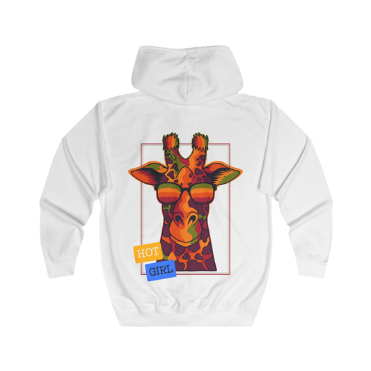 Women's Full Zip Hoodie - 'The Catch' Giraffe Design - THE CATCH