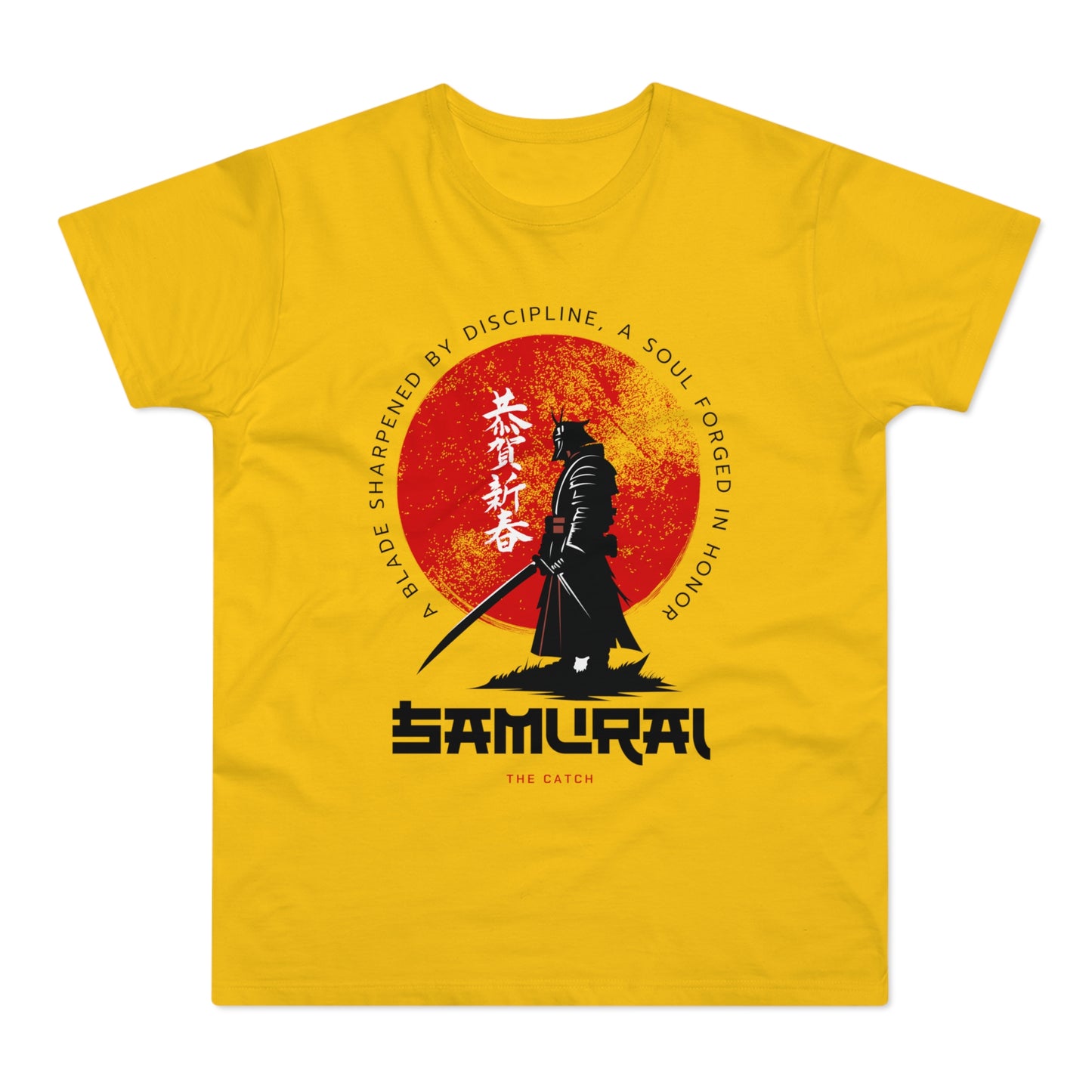 Samurai Discipline Men's T-Shirt - Bold Graphic Tee for Anime Lovers - THE CATCH