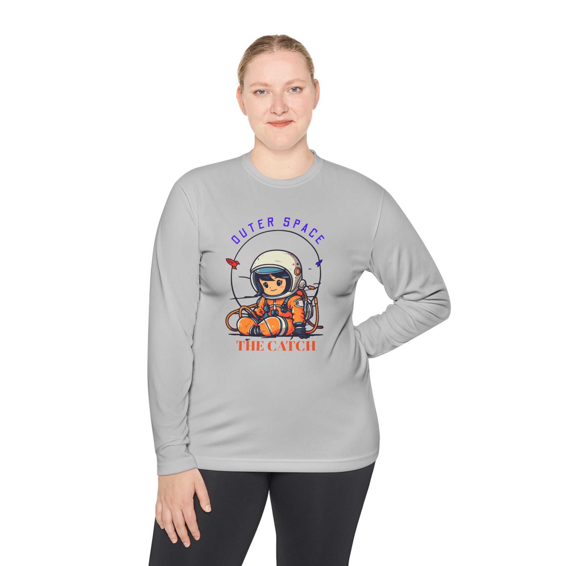 Outer Space Astronaut Lightweight Long Sleeve Tee - THE CATCH