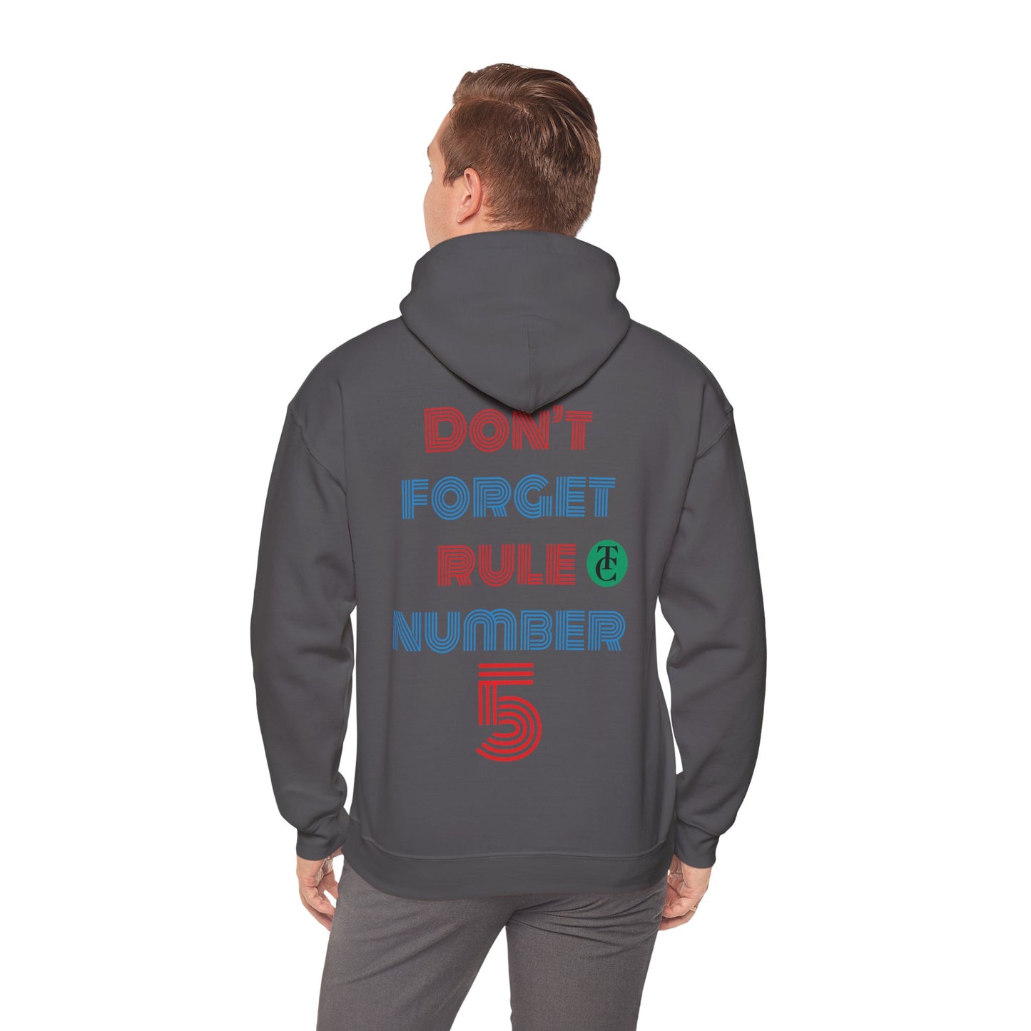 Stylish Reminder Hoodie - Perfect Gift for Friends, Casual Wear, Rule Number 5, Cozy Sweatshirt, Laid-back Fashion