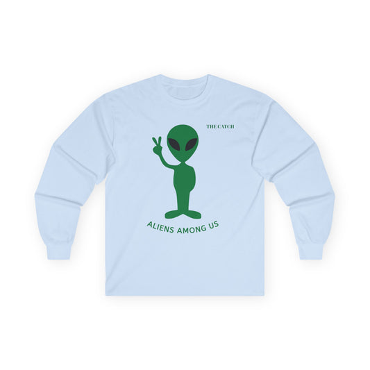 Aliens Among Us Long Sleeve Tee -  Ultra Cotton