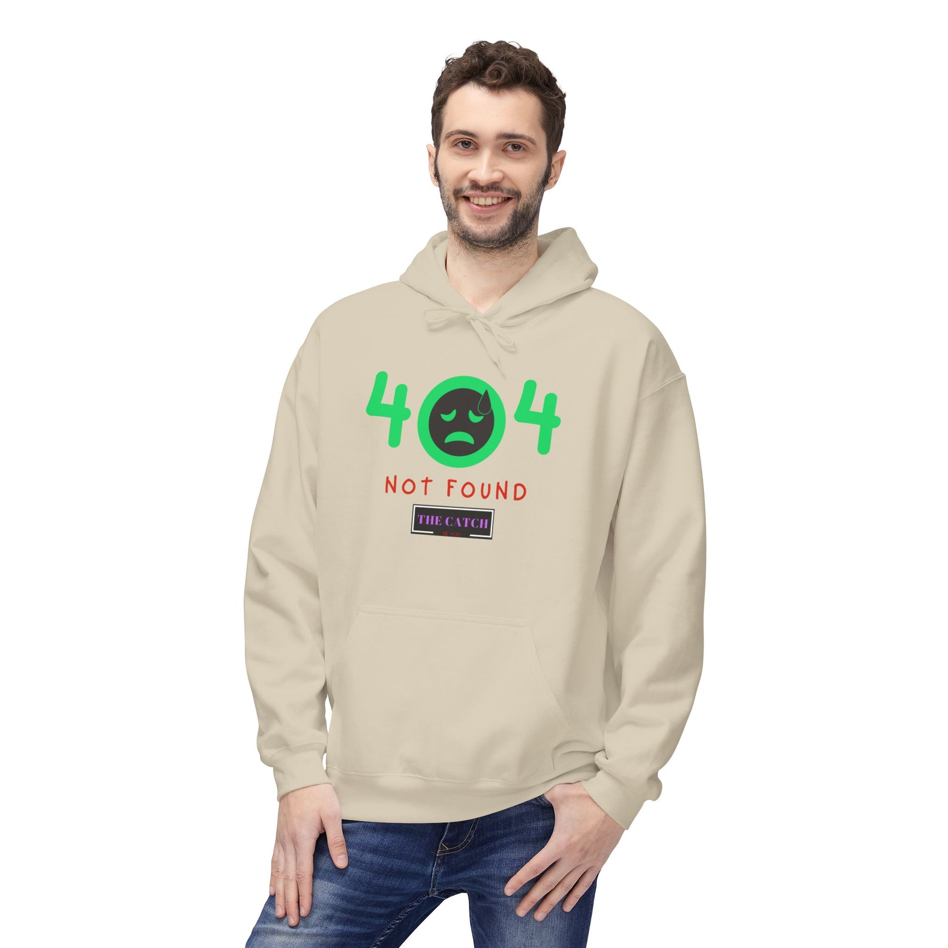 404 Not Found Softstyle Fleece Hoodie - THE CATCH