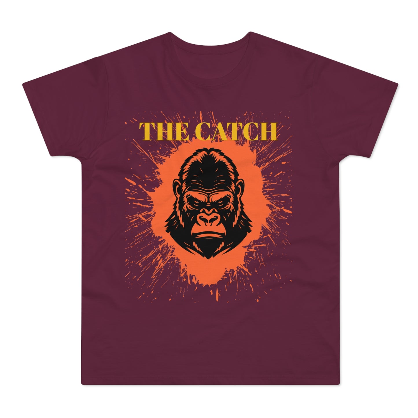 Men's Graphic T-Shirt - "The Catch" Gorilla Design - THE CATCH