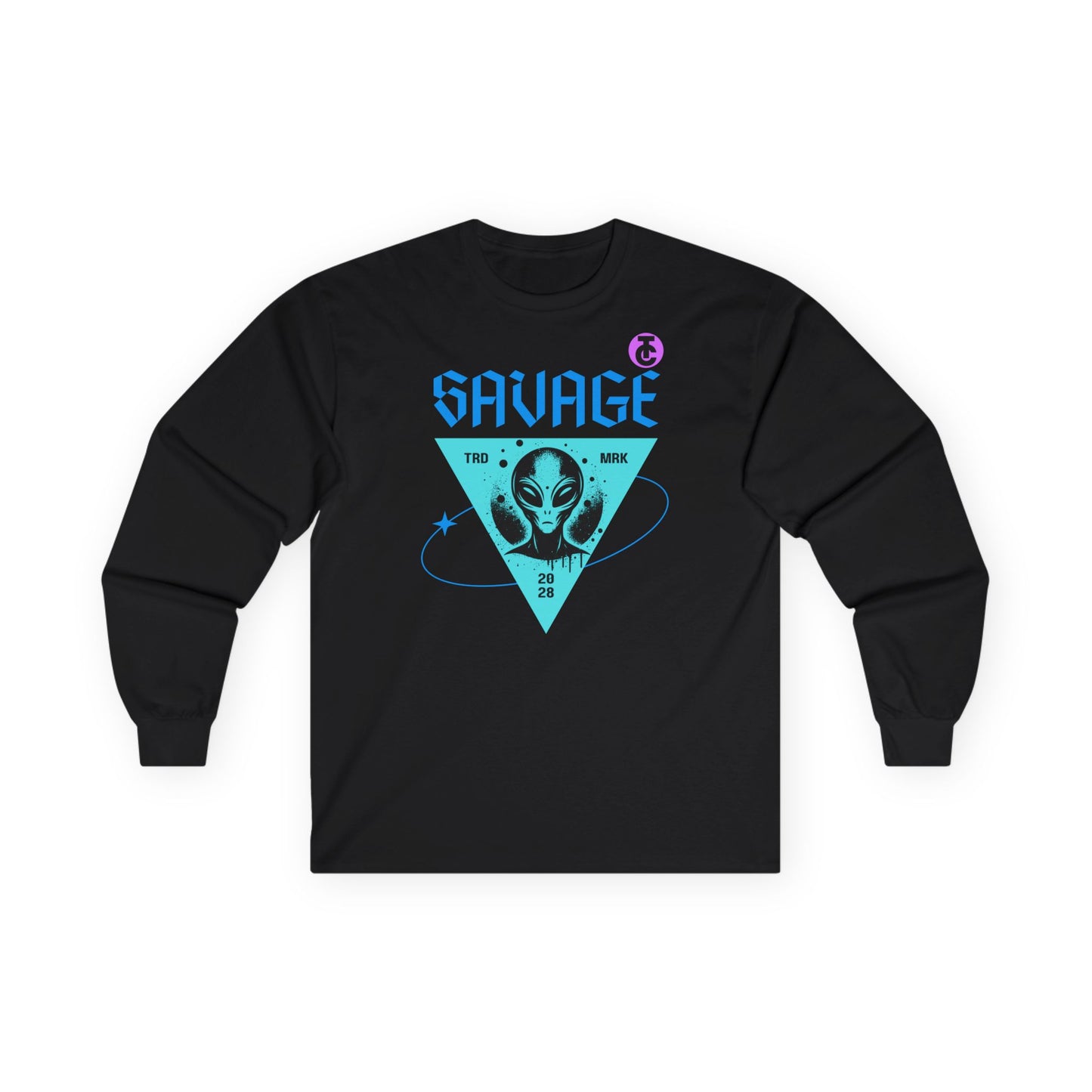 Savage Alien Long Sleeve Tee -Ultra Cotton Shirt for Casual Style - THE CATCH