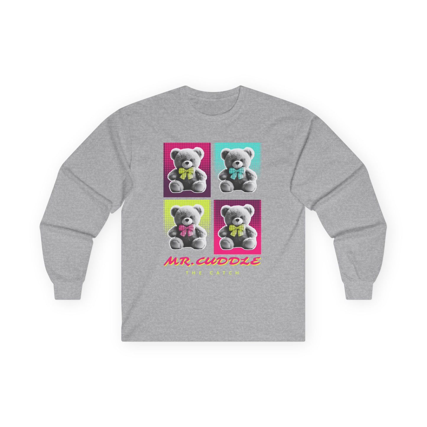 Mr. Cuddle Long Sleeve Tee - Cute & Cozy Gift for Bear Lovers - THE CATCH