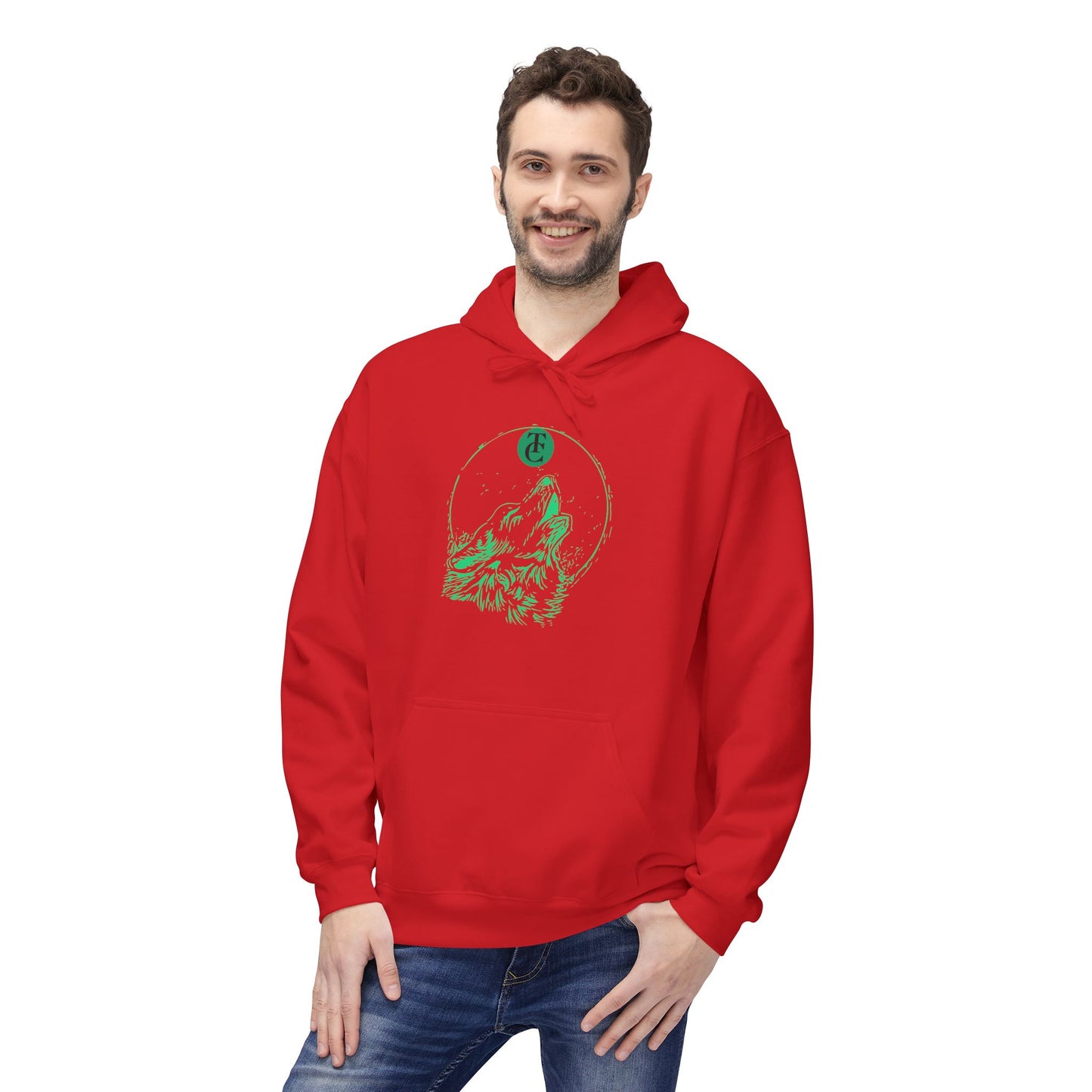 Nature-Inspired Hoodie with Mountain Design