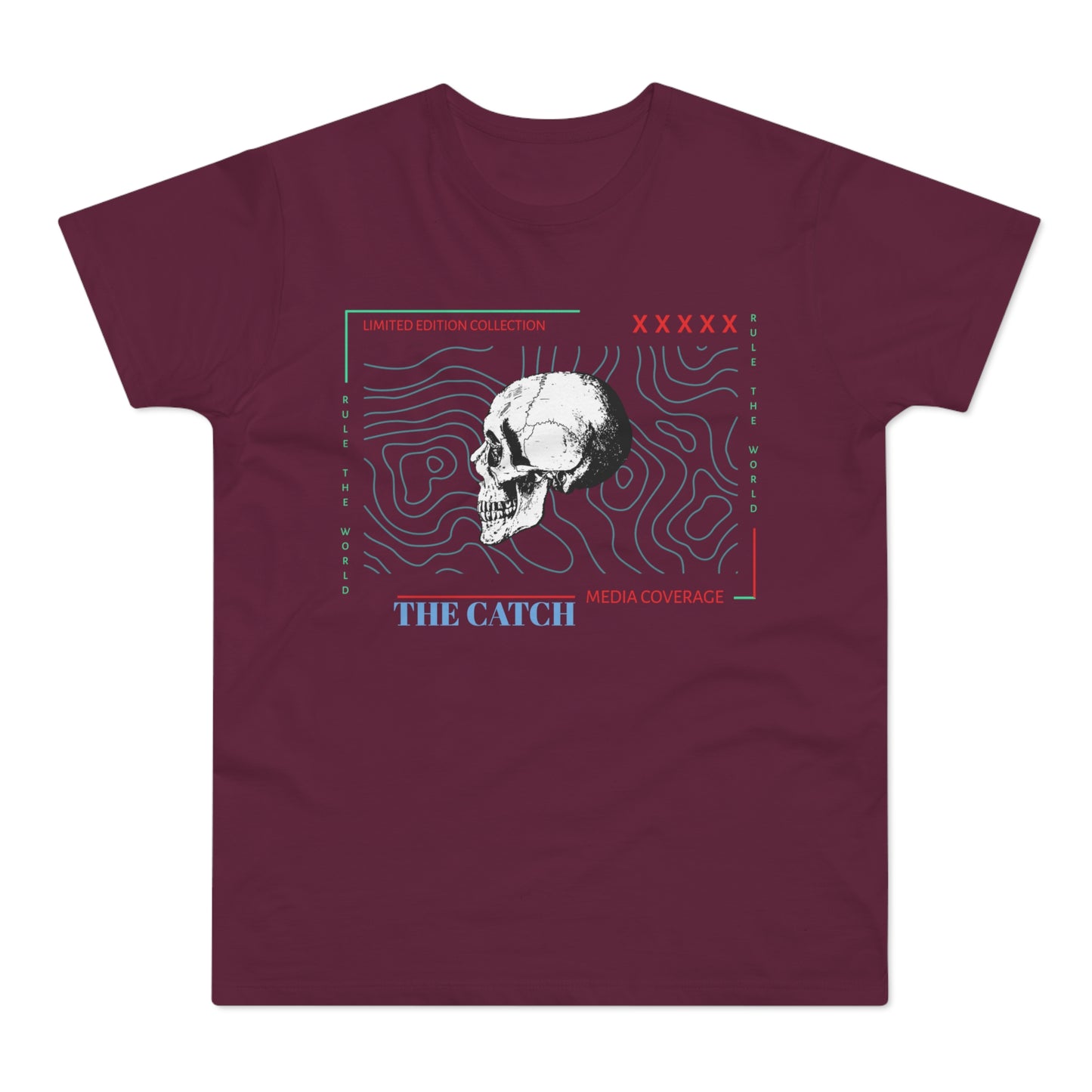 Limited Edition Skull Graphic Men's T-Shirt - The Catch Media Coverage