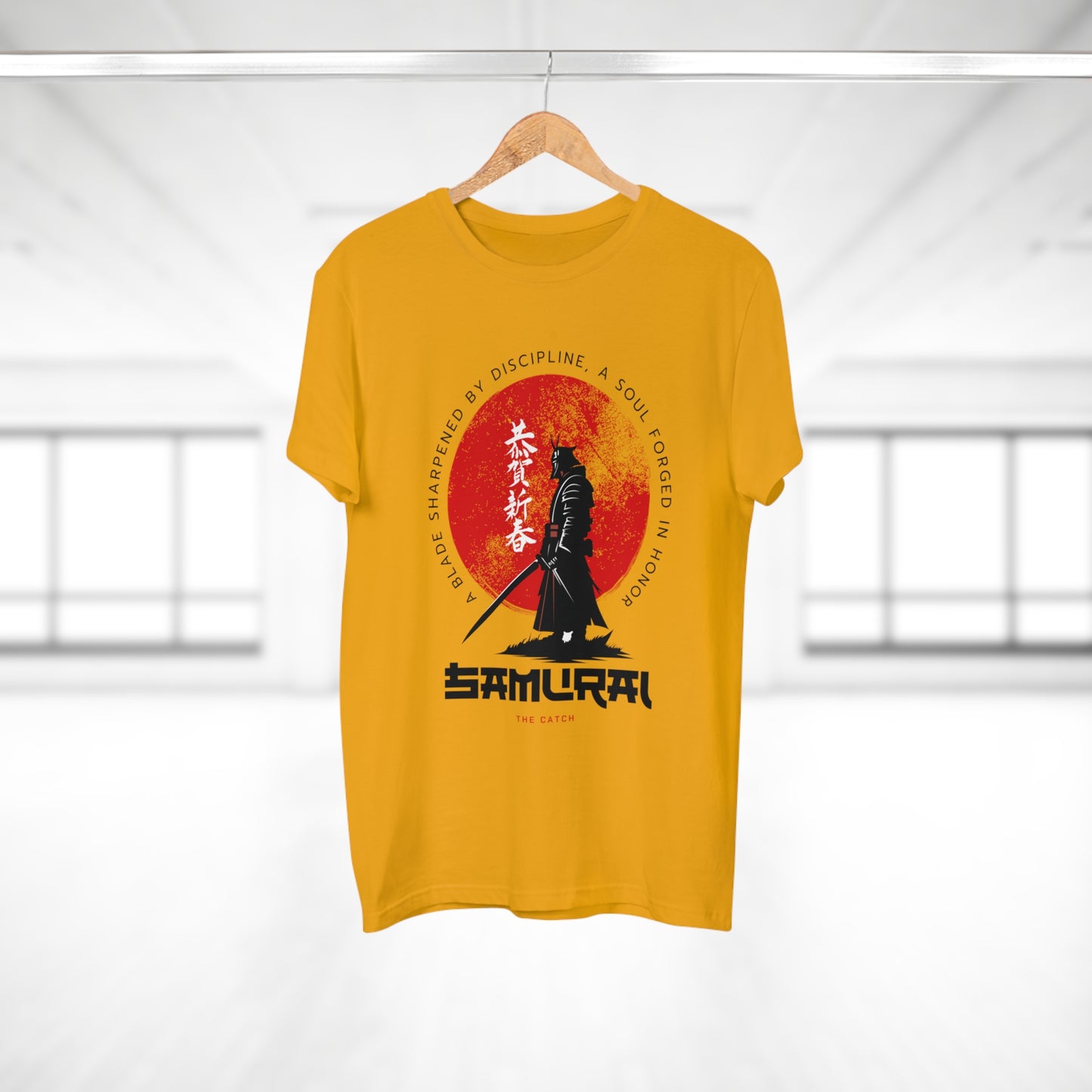 Samurai Discipline Men's T-Shirt - Bold Graphic Tee for Anime Lovers