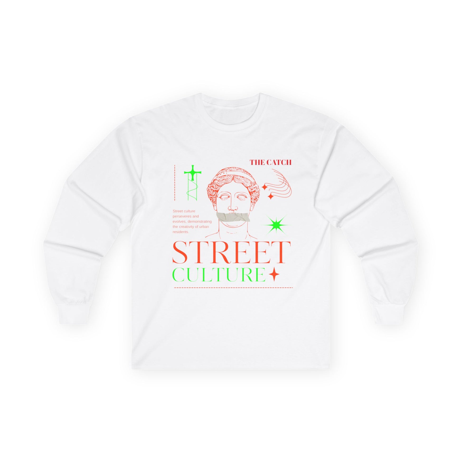 Street Culture Long Sleeve Tee - Ultra Cotton Graphic Tee - THE CATCH
