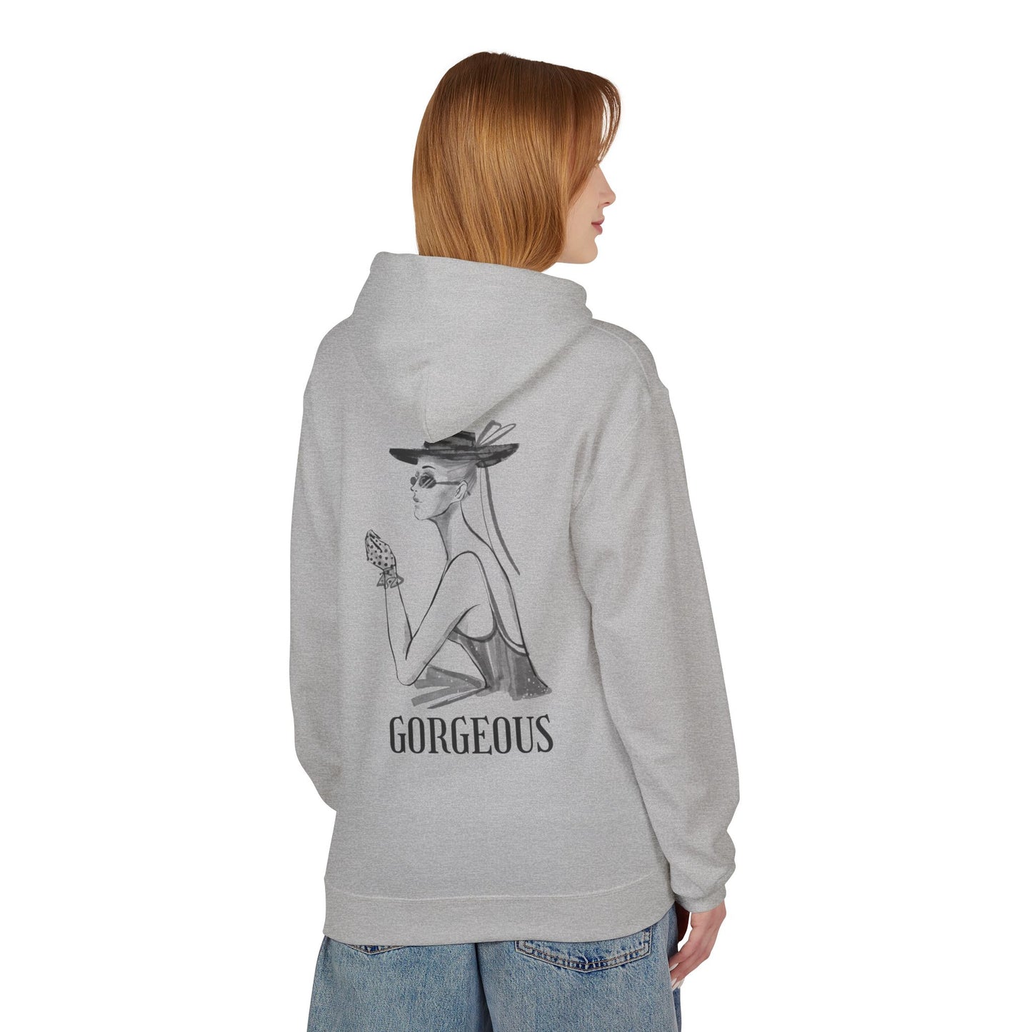Softstyle Fleece Hoodie - 'THE CATCH' & 'GORGEOUS' Design - THE CATCH