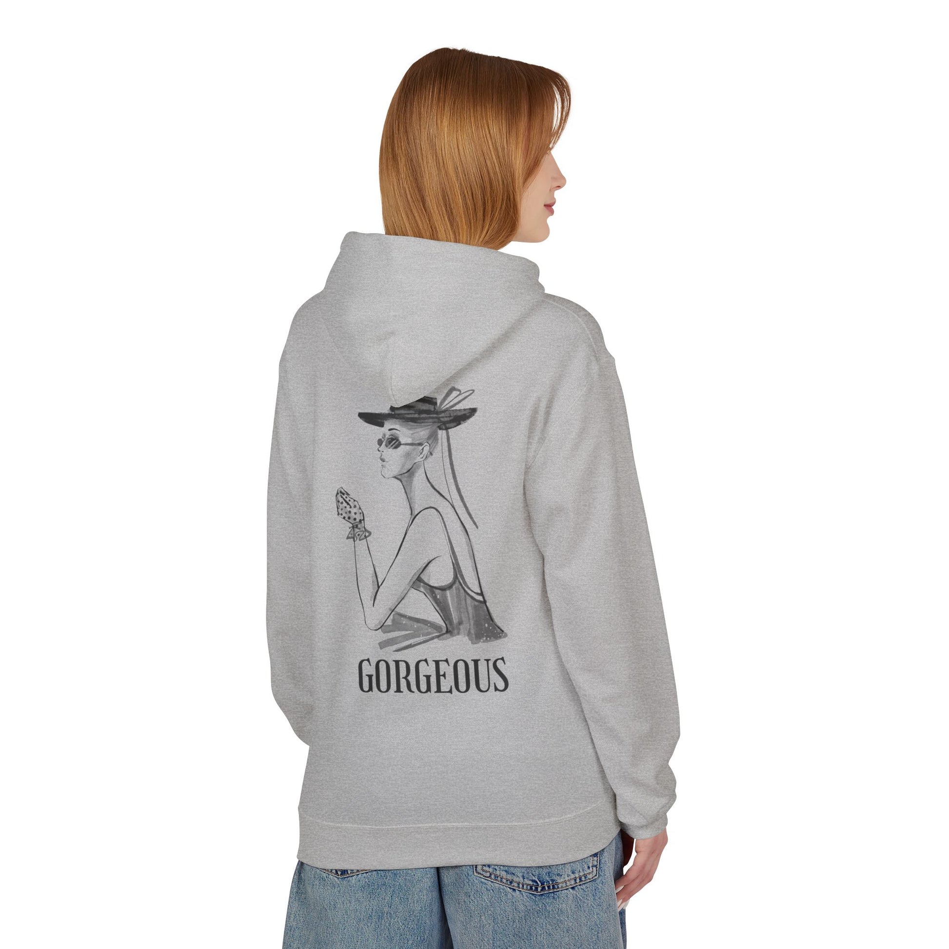 Softstyle Fleece Hoodie - 'THE CATCH' & 'GORGEOUS' Design - THE CATCH