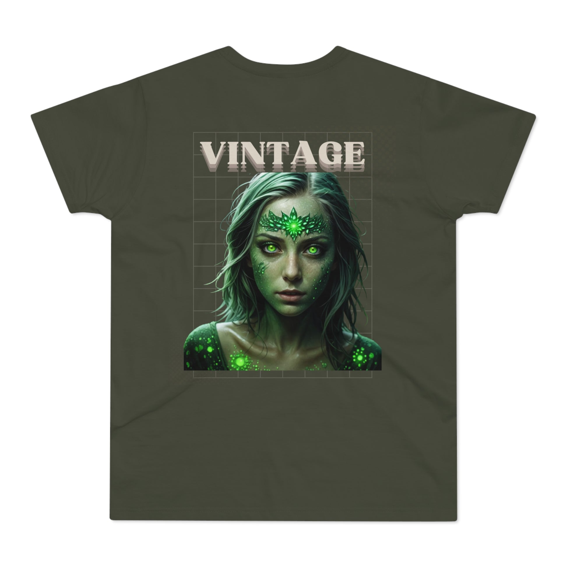 Vintage Graphic Men's T-Shirt - 'THE CATCH' Green Design - THE CATCH