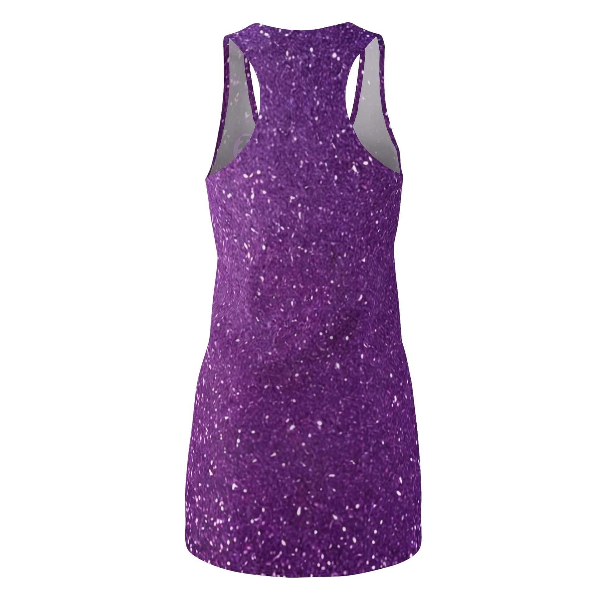 Sparkling Purple Racerback Dress, Summer Outfit, Festival Wear, Beach Cover-Up, Boho Style, Vacation Dress, Comfortable Casual Dress - THE CATCH