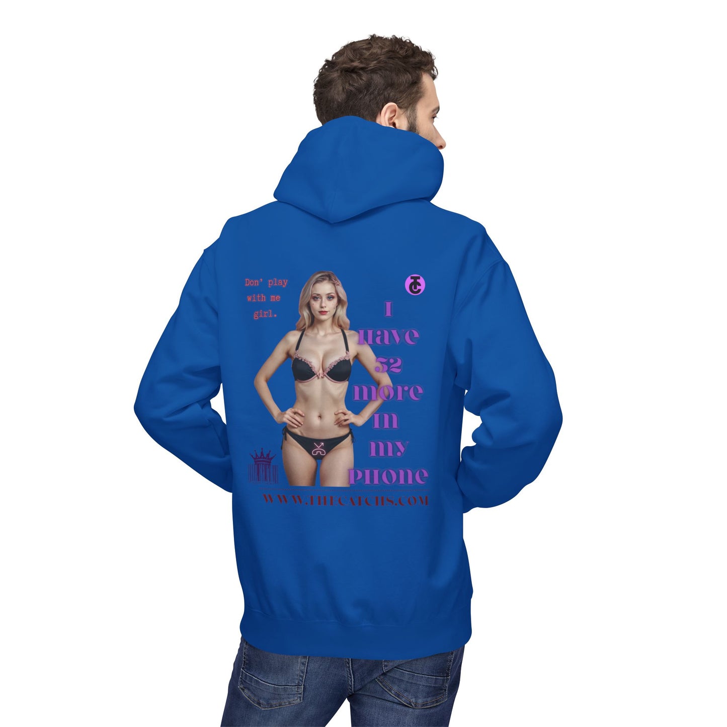 Trendy  Fleece Hoodie for Everyday Style | Casual Wear, Gift for Her, Graphic Hooded Sweatshirt, Unique Fashion Statement
