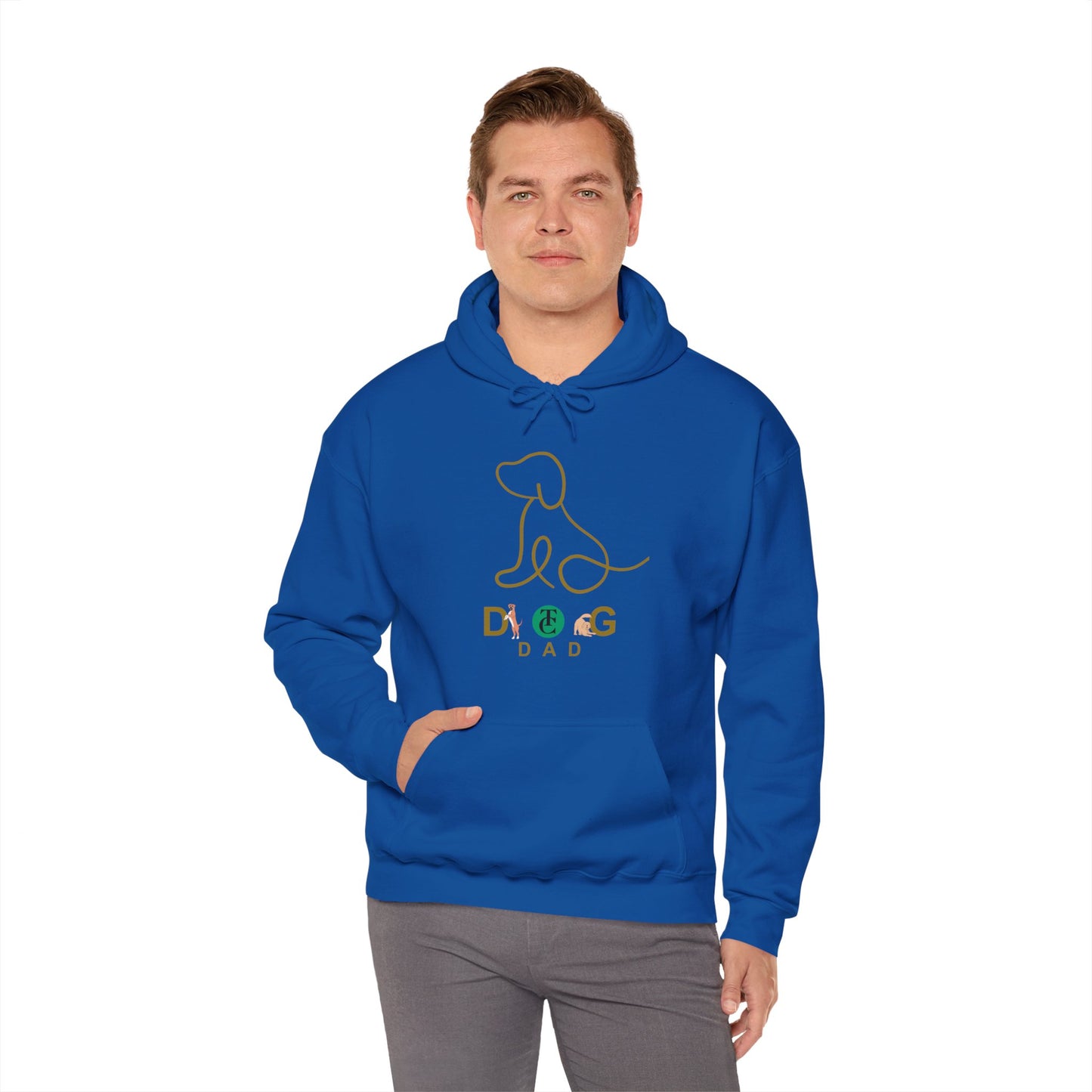 Dog Dad  Hoodie - Cozy Gift for Pet Lovers, Casual Wear, Dog Enthusiast Apparel, Father's Day, Birthday Gift