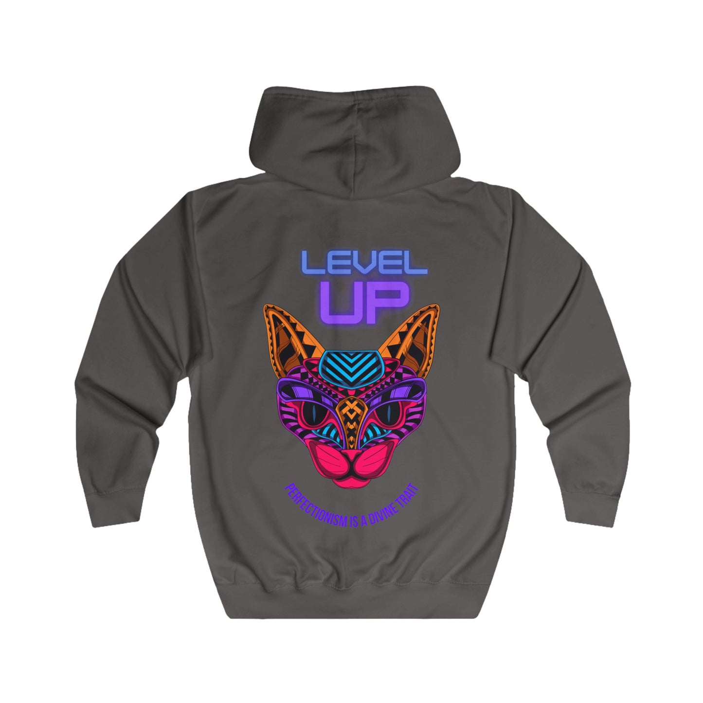Full Zip Hoodie - 'BADDIE' & 'LEVEL UP' Graphic Design