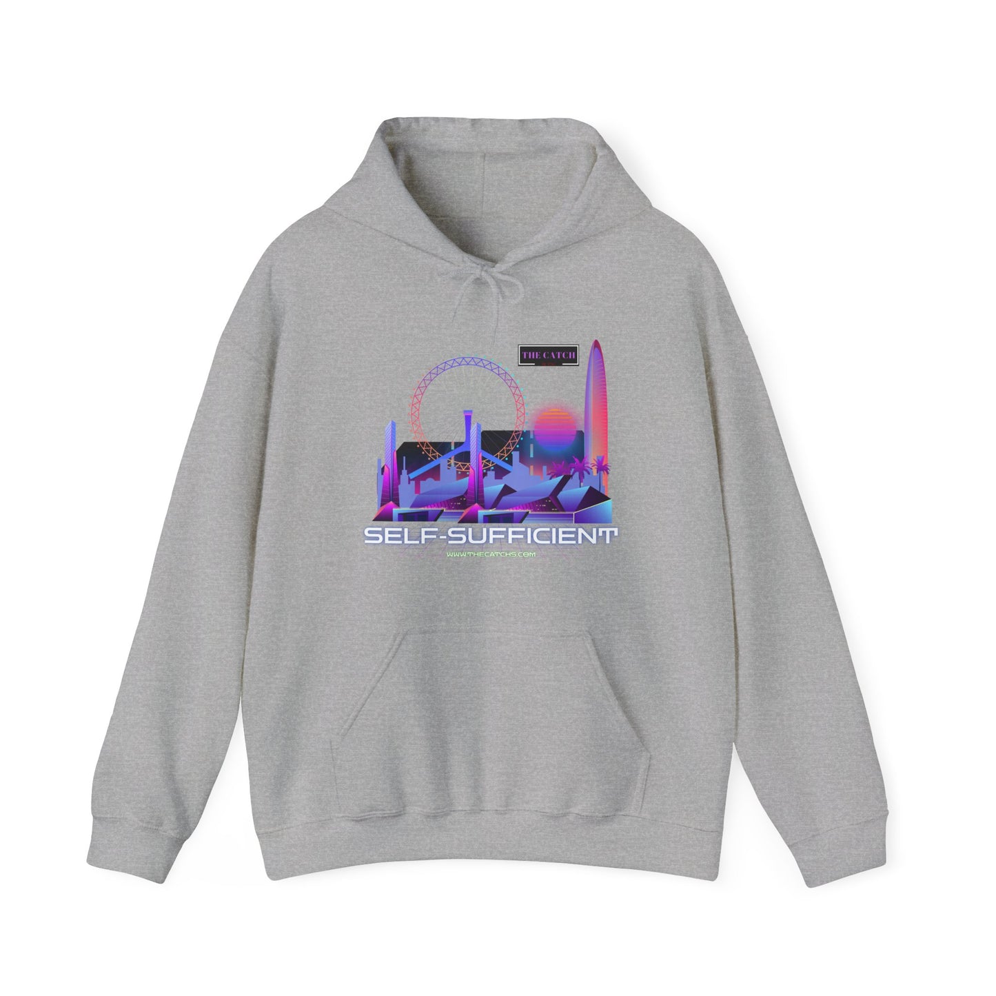 Retro Vibes Hooded Sweatshirt - Comfortable Streetwear, Perfect for Gifts, Relaxed Style, Fashion, Casual Wear - THE CATCH