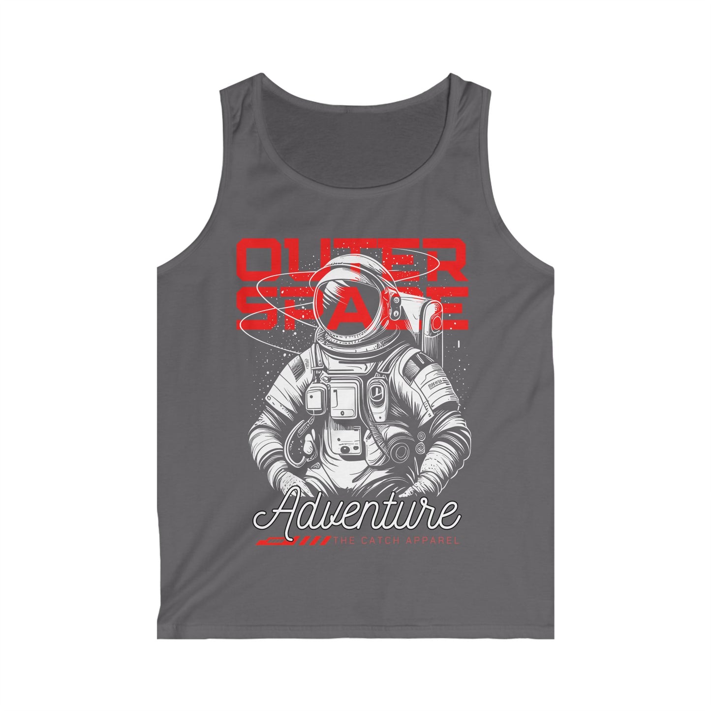 Men's Astronaut Adventure Tank Top - Outer Space Graphic Tee