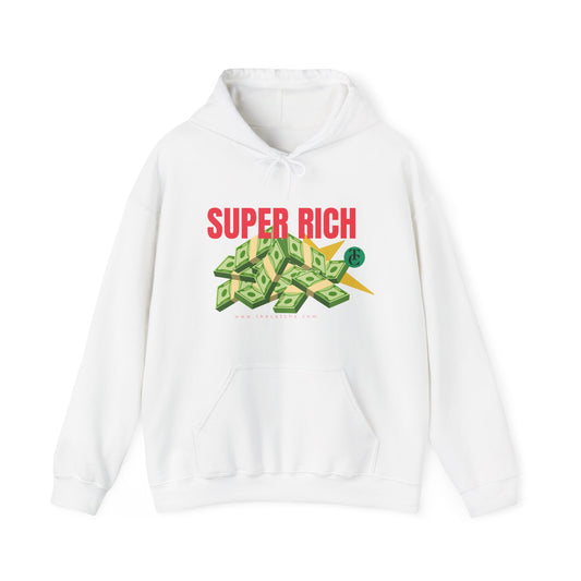 Super Rich Hoodie: Casual, Trendy Sweatshirt for Wealth Enthusiasts, Perfect Gift for Birthdays, Graduations, Holidays - THE CATCH