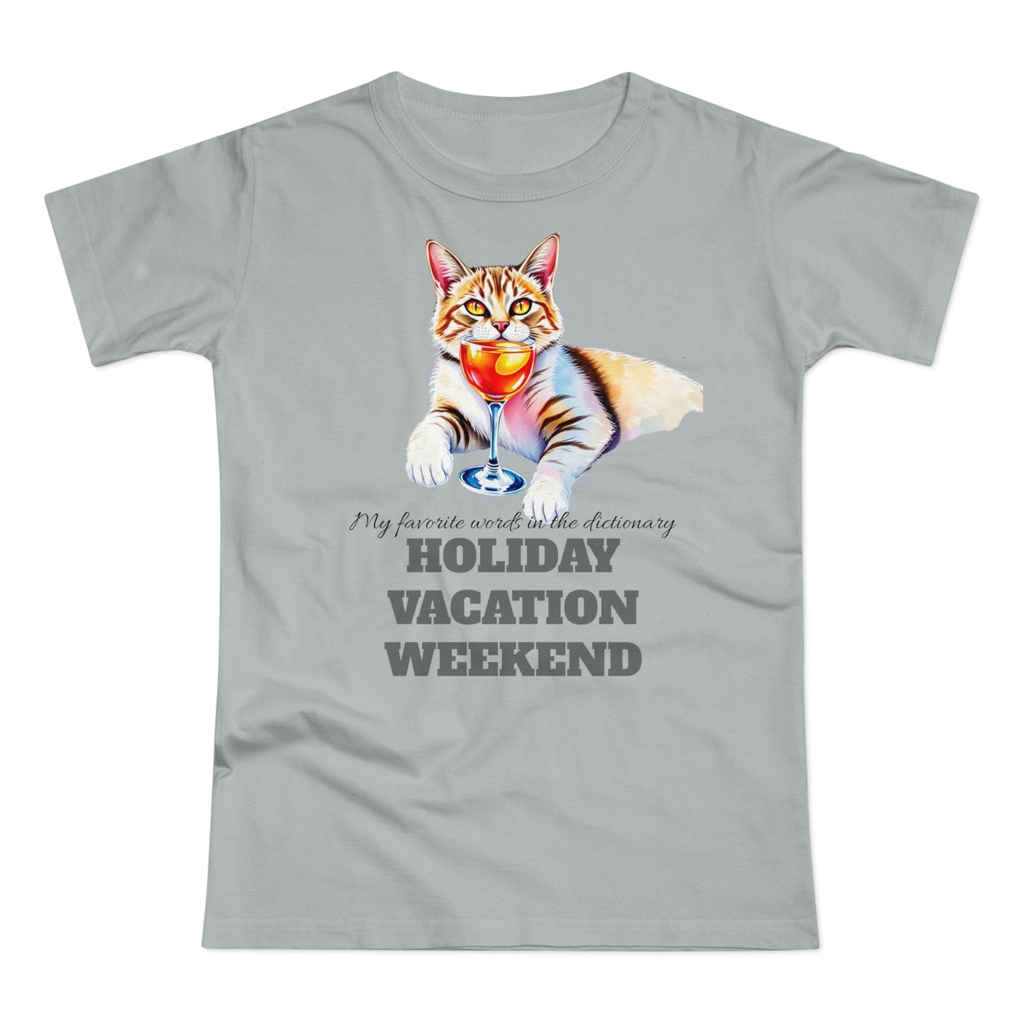 Cat Lover's Holiday Vacation T-Shirt