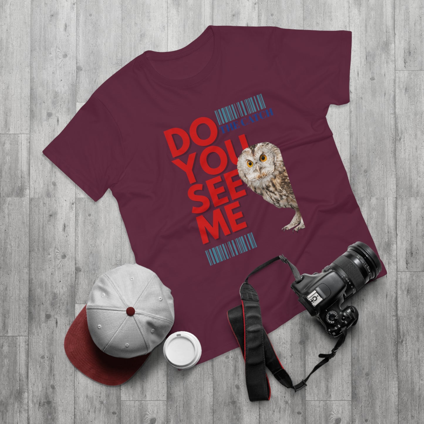 Funny Owl T-Shirt - 'Do You See Me?' Graphic Tee for Nature Lovers