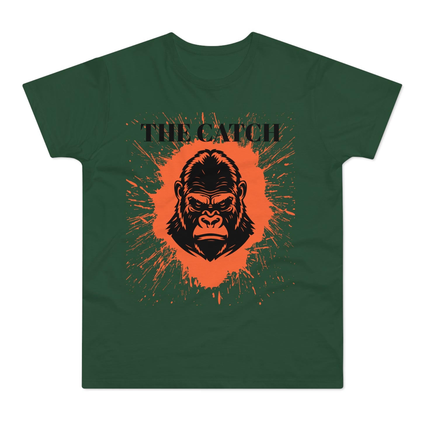 Men's Graphic T-Shirt - "The Catch" Gorilla Design - THE CATCH