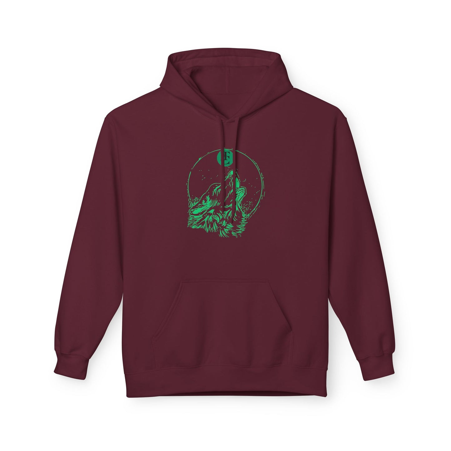 Nature-Inspired Hoodie with Mountain Design - THE CATCH