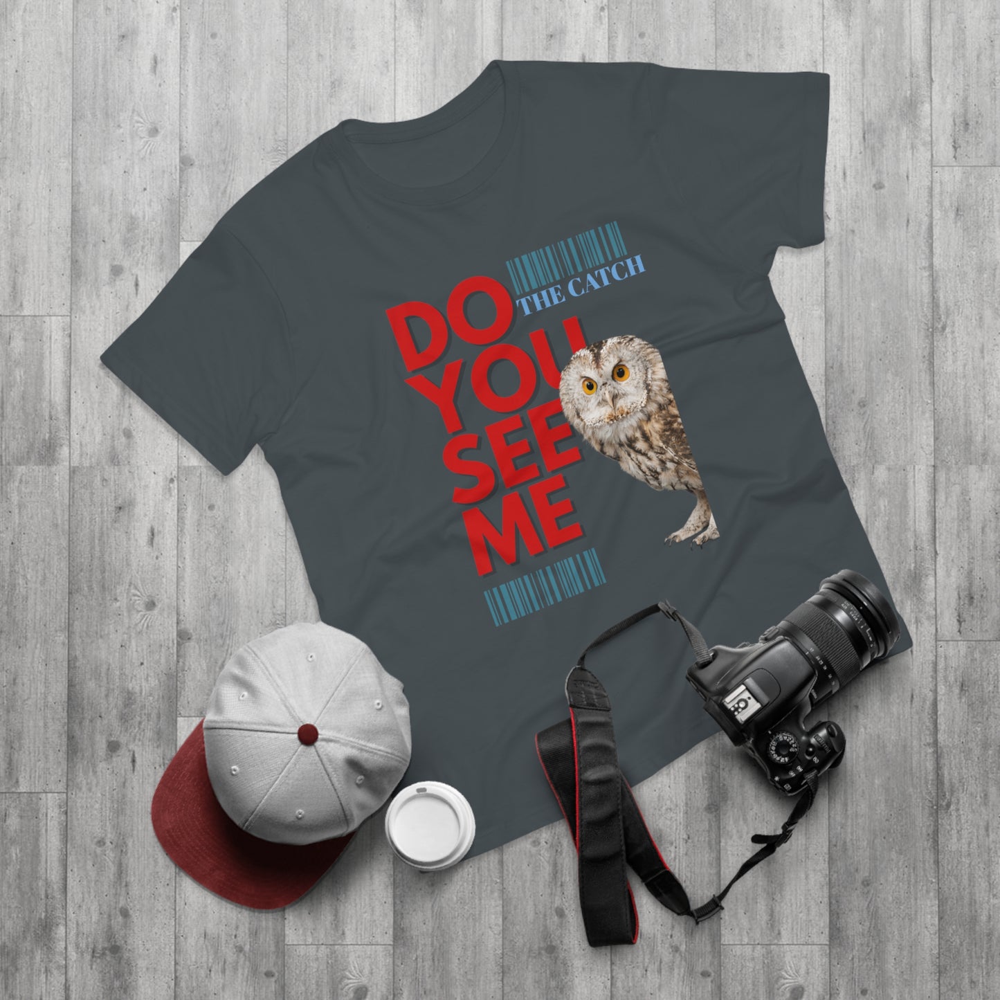 Funny Owl T-Shirt - 'Do You See Me?' Graphic Tee for Nature Lovers