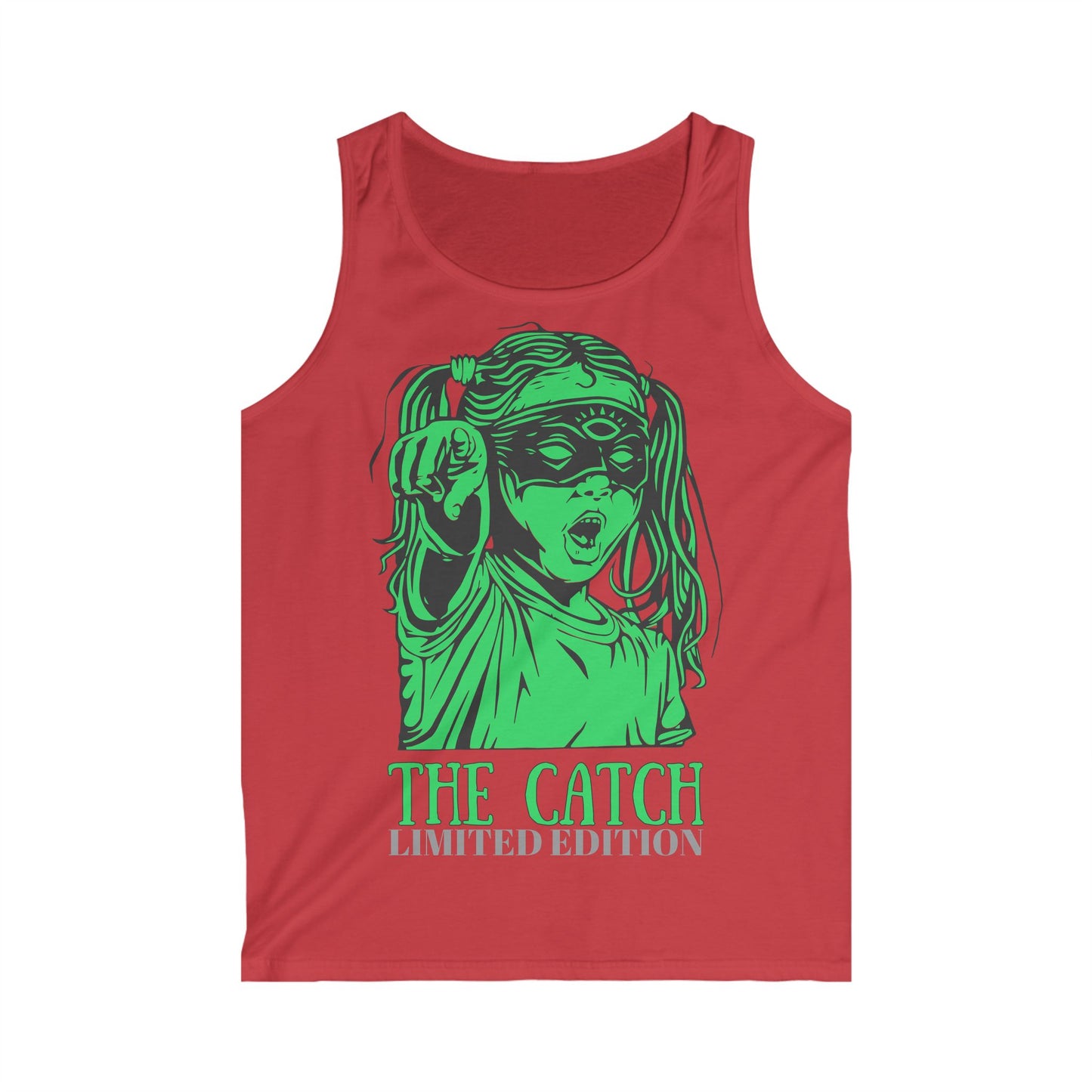 Limited Edition Men's Softstyle Tank Top - 'The Catch' Design