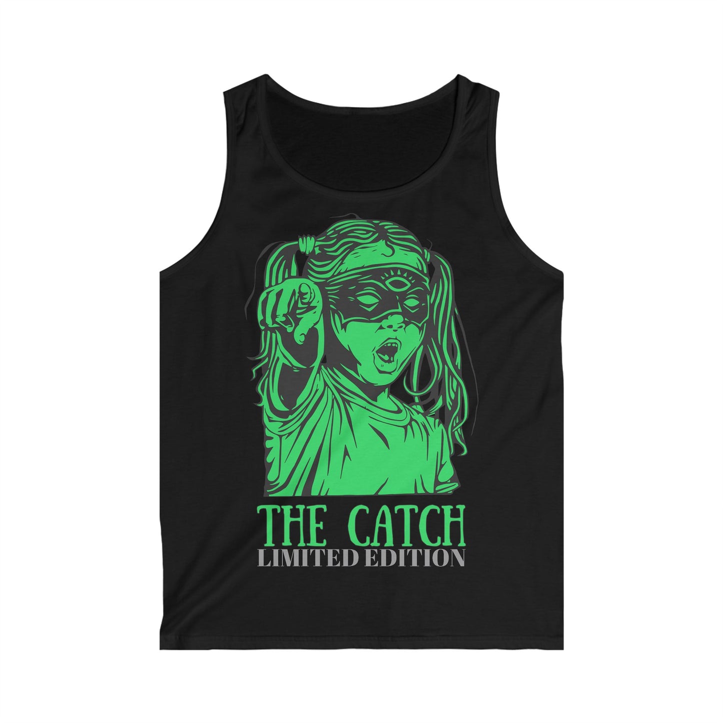 Limited Edition Men's Softstyle Tank Top - 'The Catch' Design