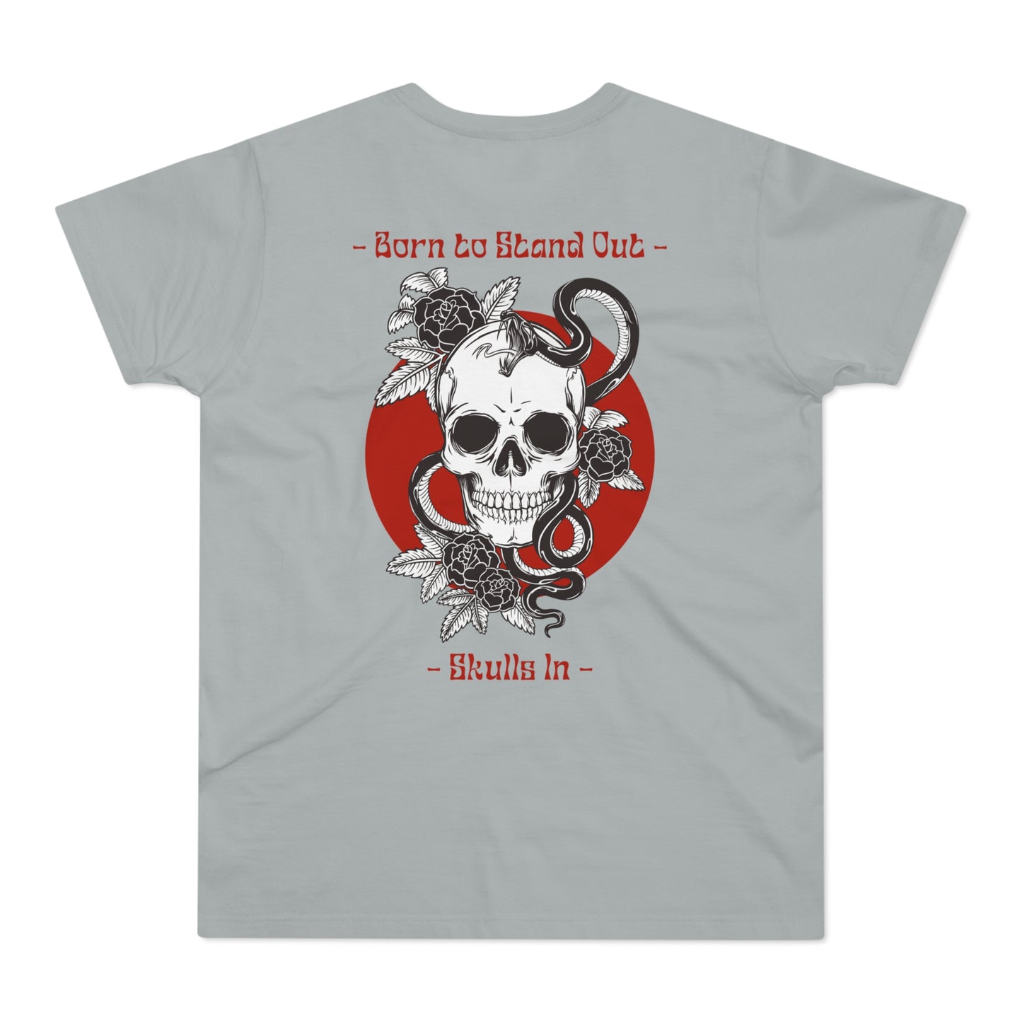 Skulls & Snakes Graphic Tee - 'The Catch' Design for Bold Men