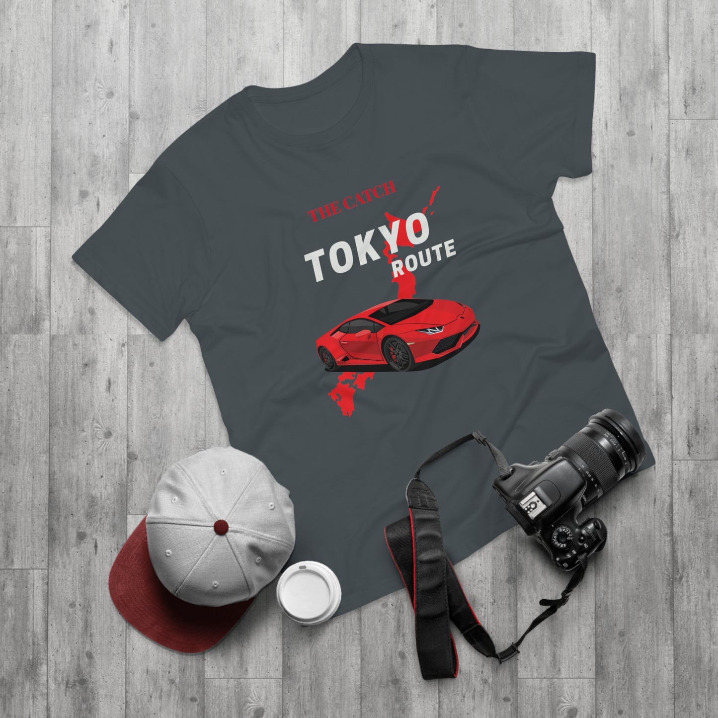 Tokyo Route Men's T-Shirt - Stylish Auto Enthusiast Tee