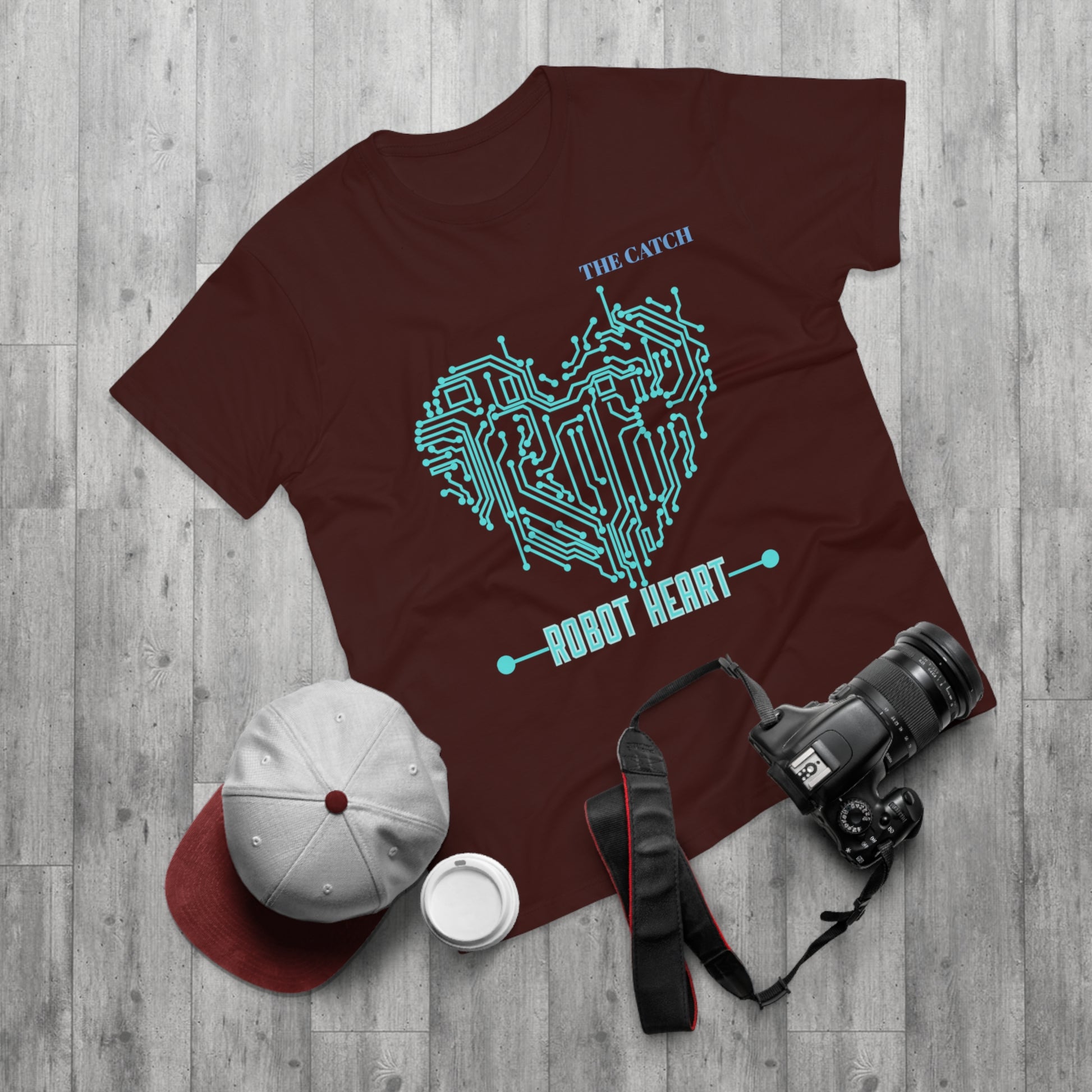Robot Heart Graphic Tee for Tech Enthusiasts - THE CATCH
