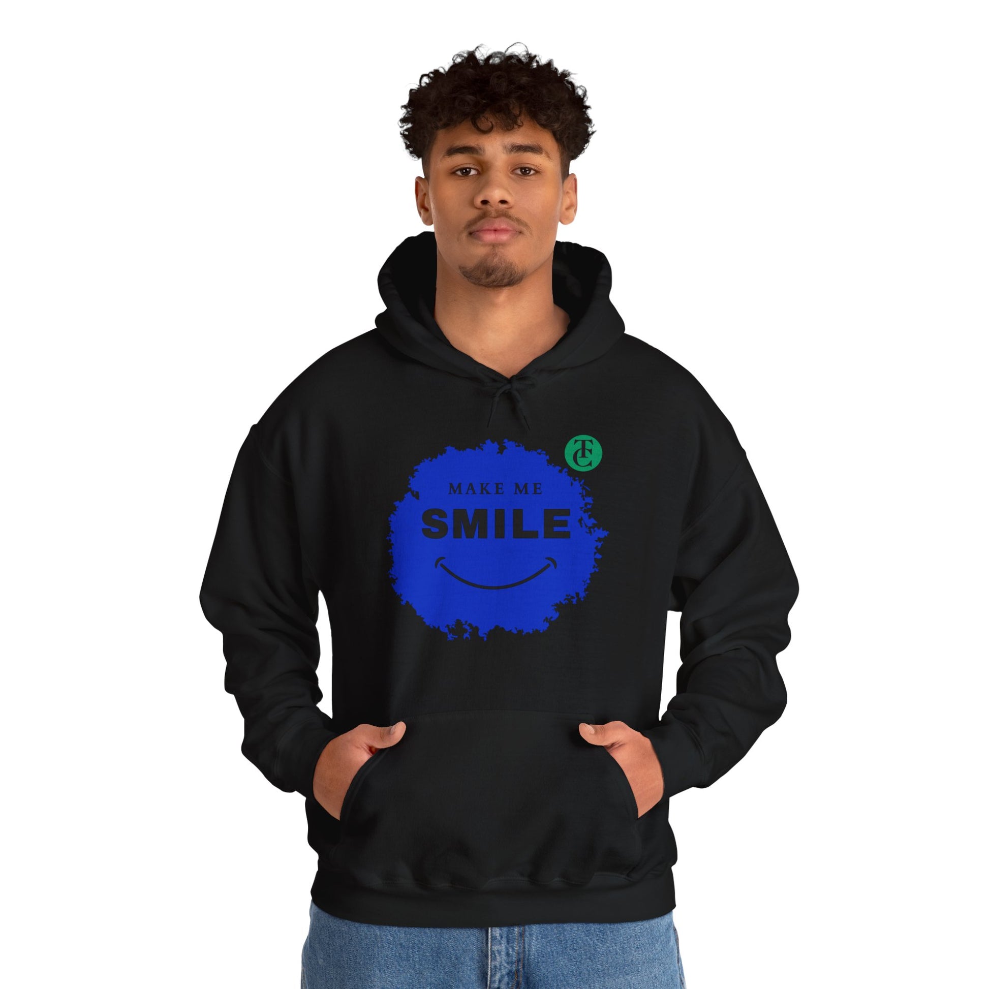 Make Me Smile Hoodie: Cozy Sweatshirt, Gift for Friends, Casual Wear, Positive Vibes, Everyday Comfort, Loungewear - THE CATCH