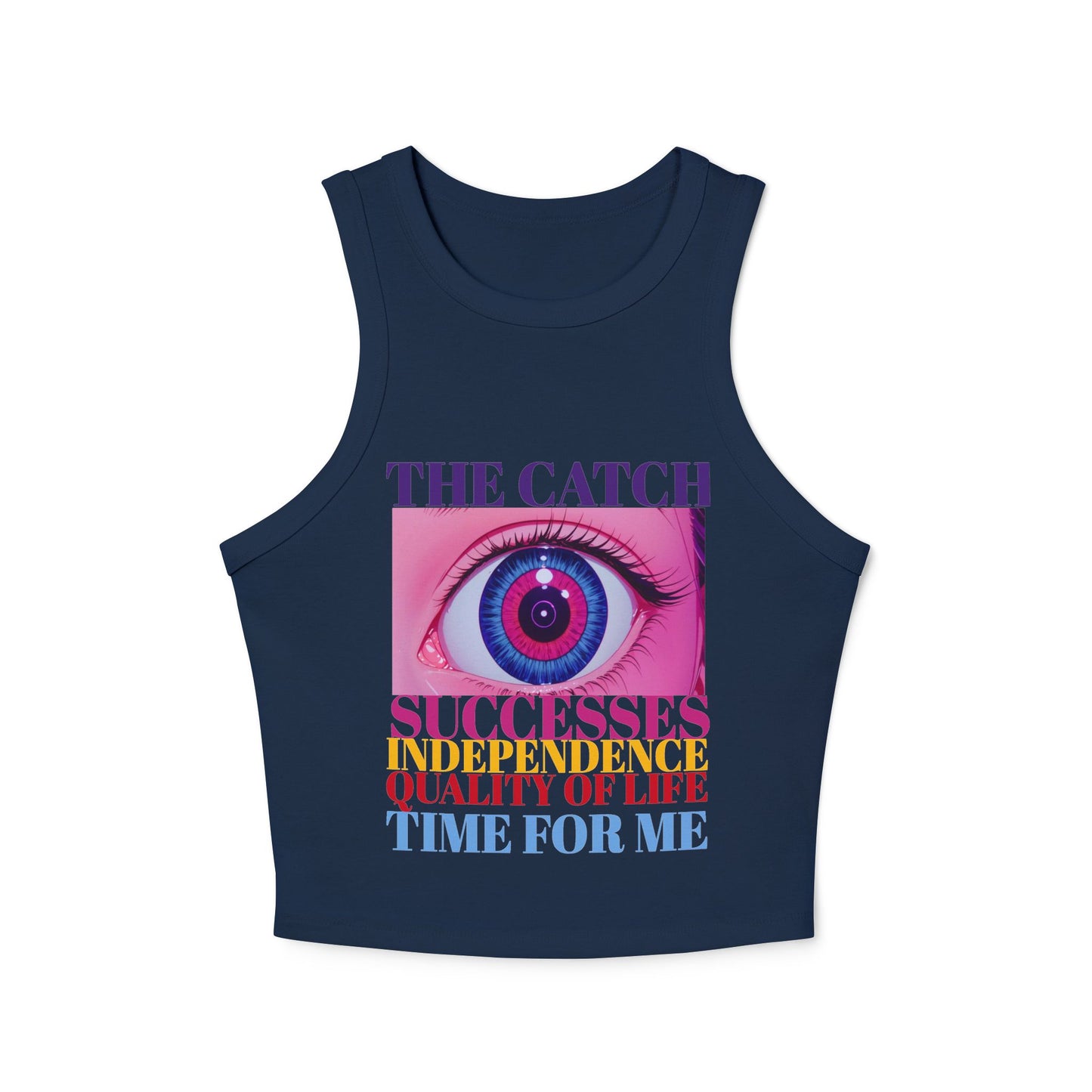 Women's Micro Rib Racer Tank Top - THE CATCH