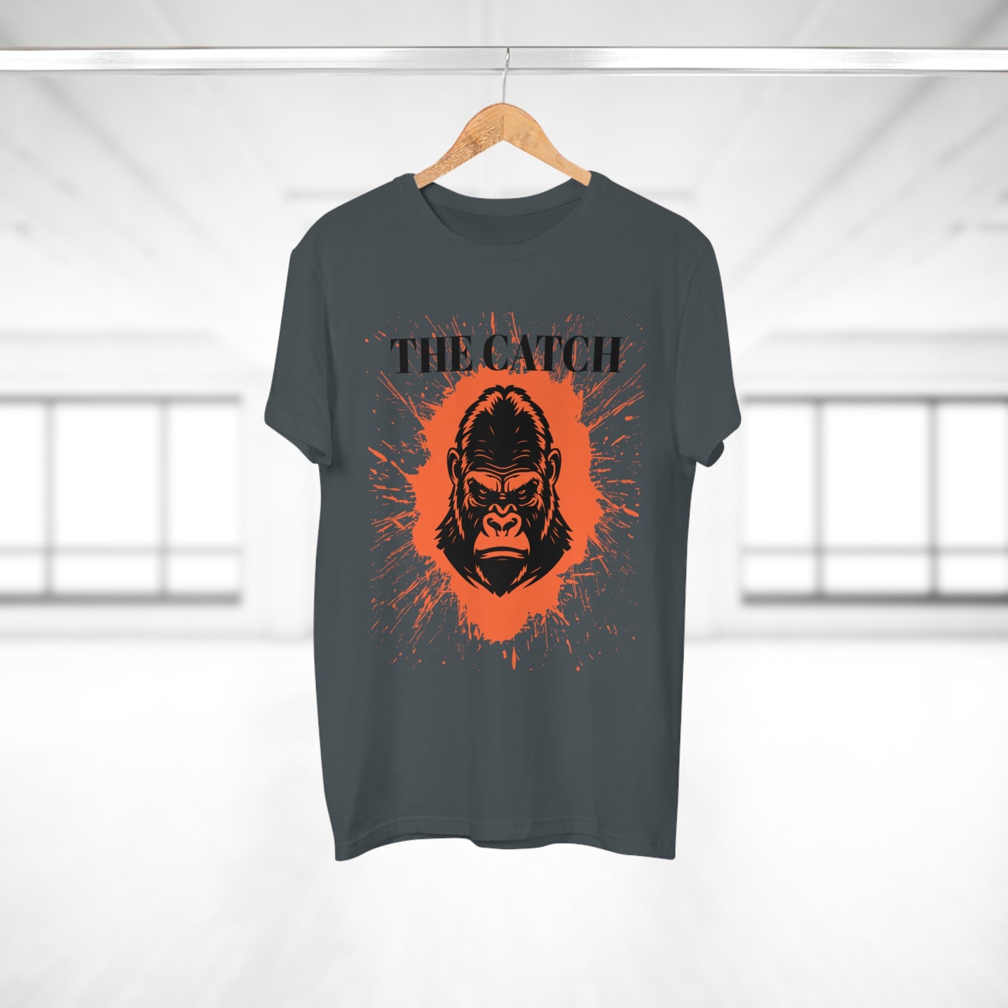 Men's Graphic T-Shirt - "The Catch" Gorilla Design