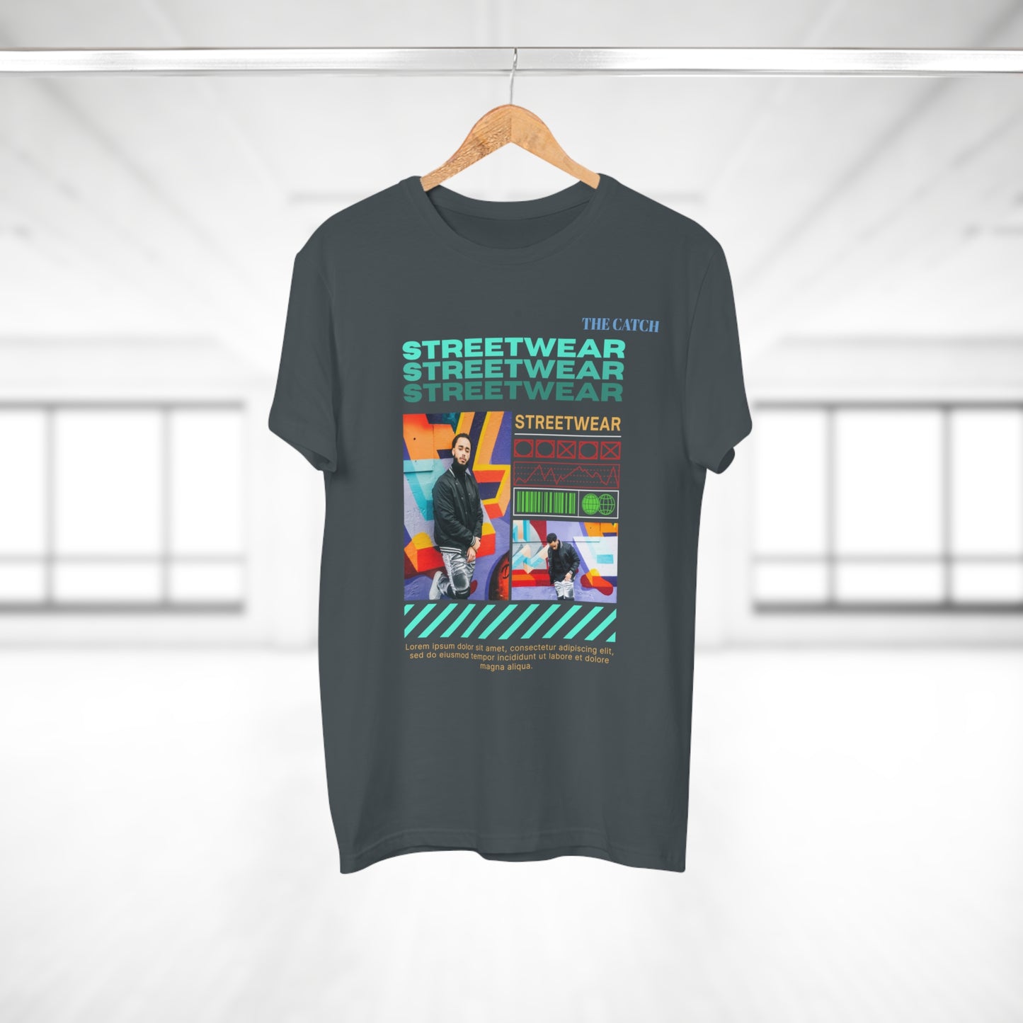 Streetwear Graphic Men's T-Shirt - Casual Urban Style