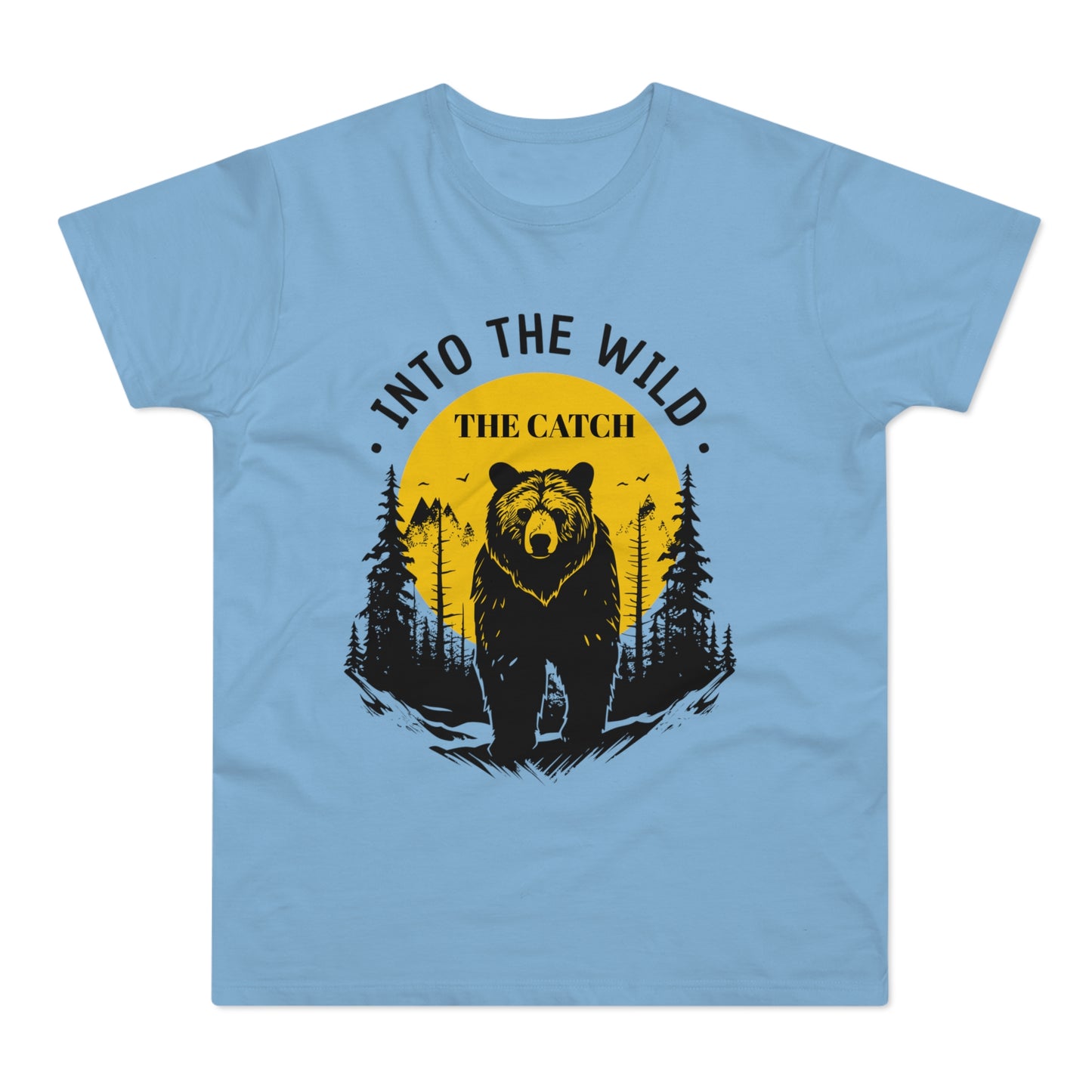 Men's Outdoor Adventure T-Shirt | Into the Wild Bear Design - THE CATCH