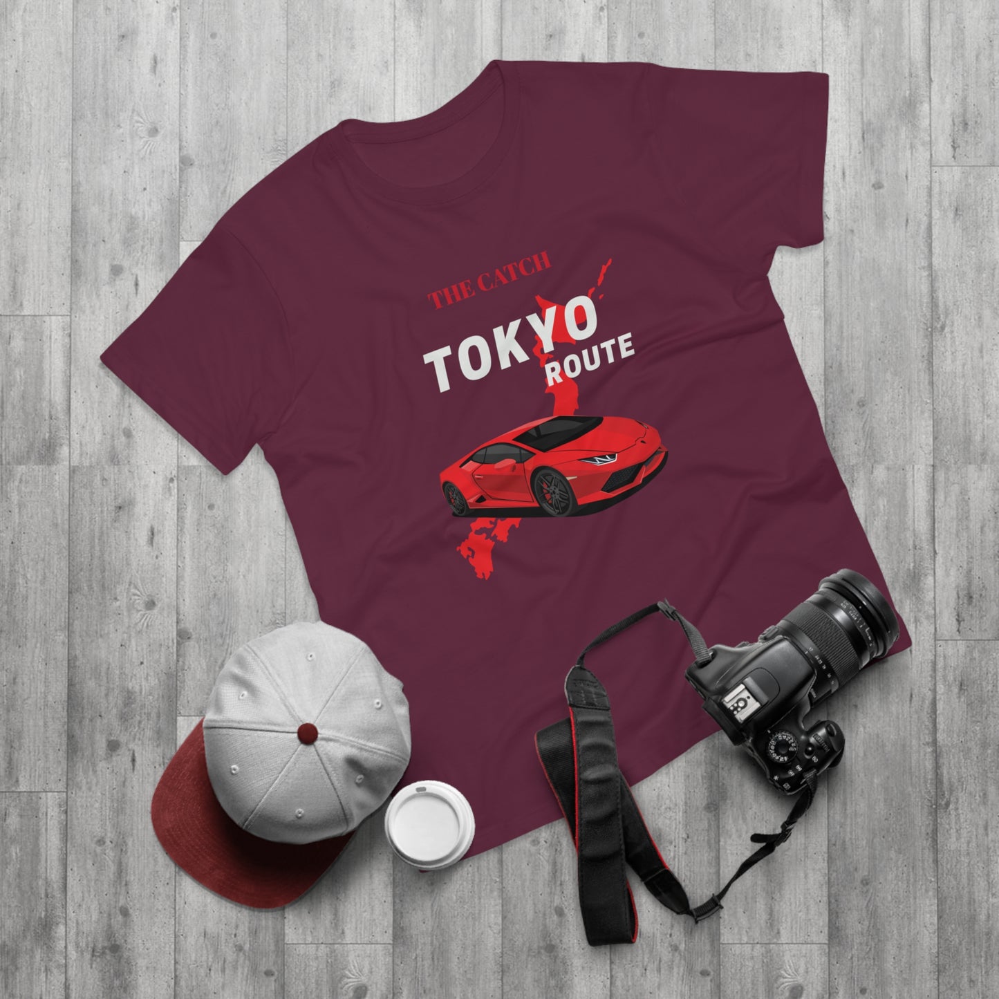 Tokyo Route Men's T-Shirt - Stylish Auto Enthusiast Tee