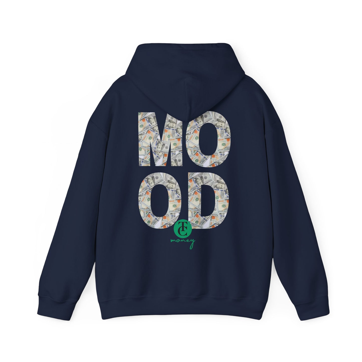 Trendy Hooded Sweatshirt - 'MOOD' Graphic, Comfortable Streetwear, Gift for Friends, Cozy Lounge Wear, Casual Outfit