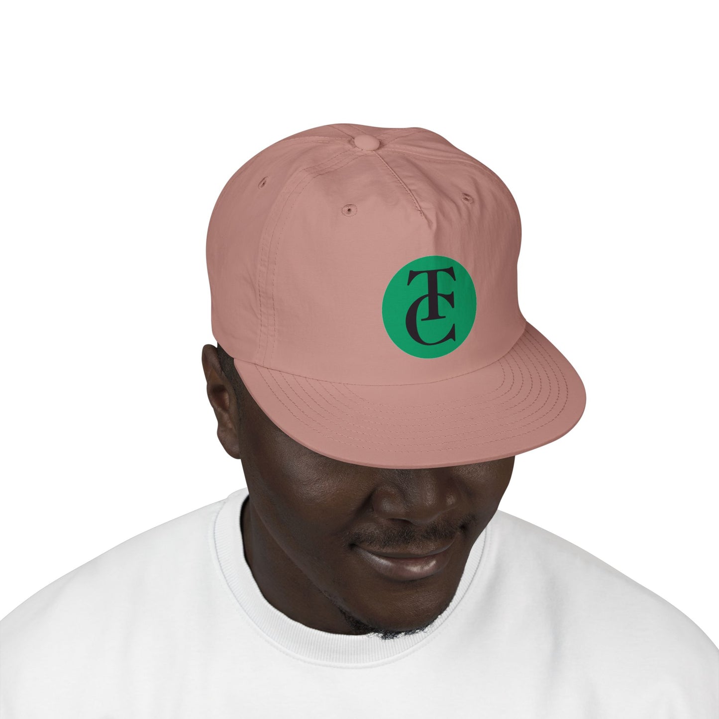 Surf Cap - Coastal Vibes Flat Cap, Beachwear, Summer Accessories, Gift for Surfers, Holiday Headwear