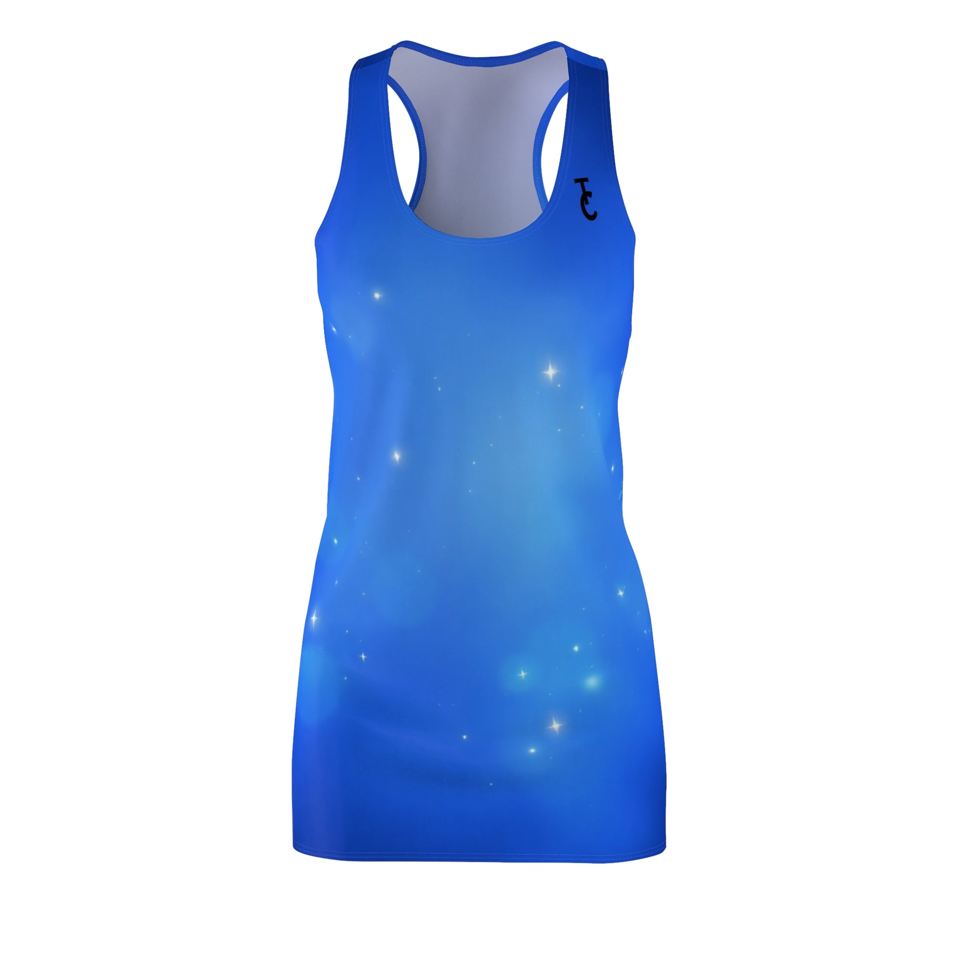 Celestial Glow Racerback Dress, Perfect for Summer Celebrations, Casual Outings, Beach Days, Festival Wear, Comfortable Everyday Dress - THE CATCH
