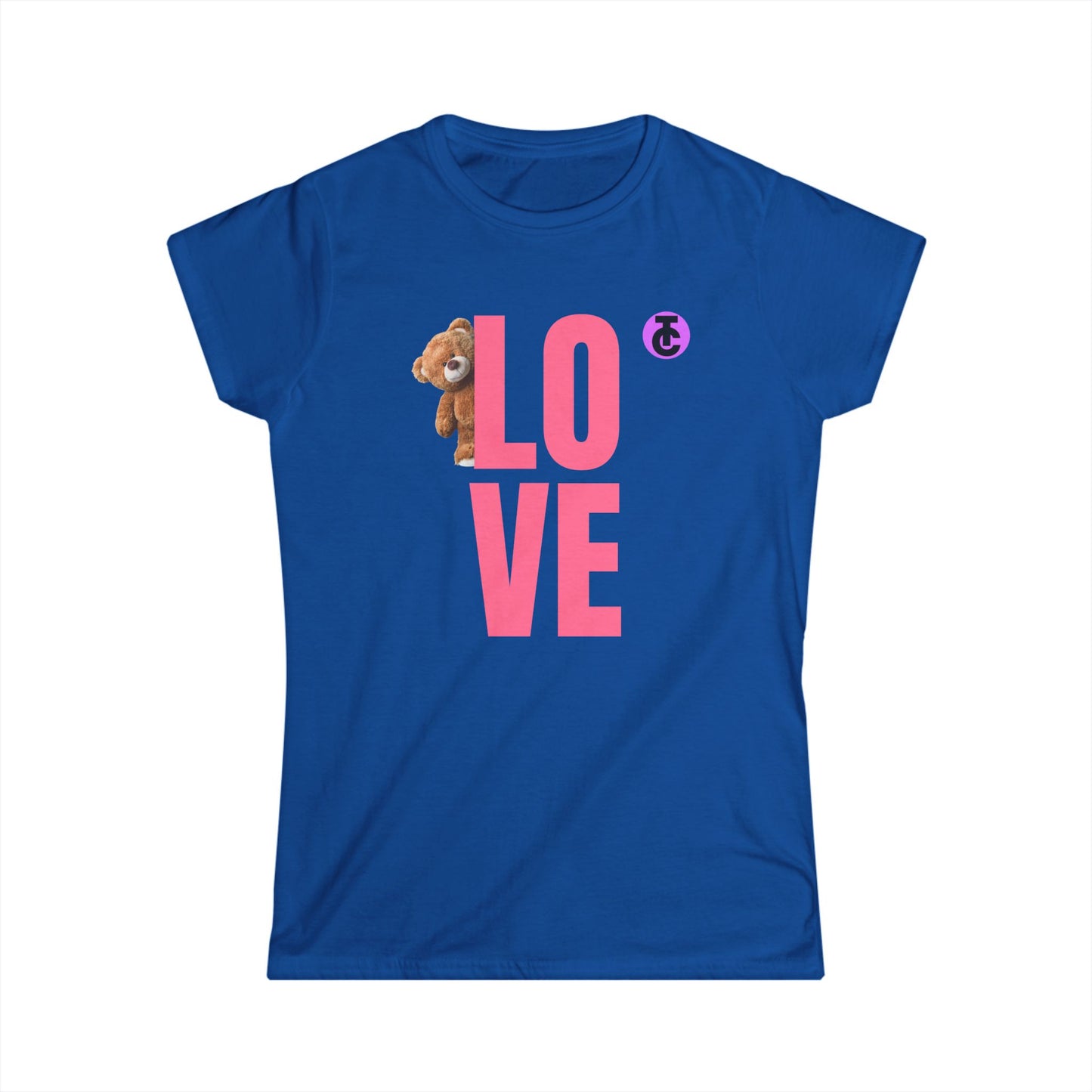 Women's Love Bear Tee - Cute Gift for Her, Casual Style, Birthday Shirt, Friendship Day, Cozy Wardrobe Essential - THE CATCH